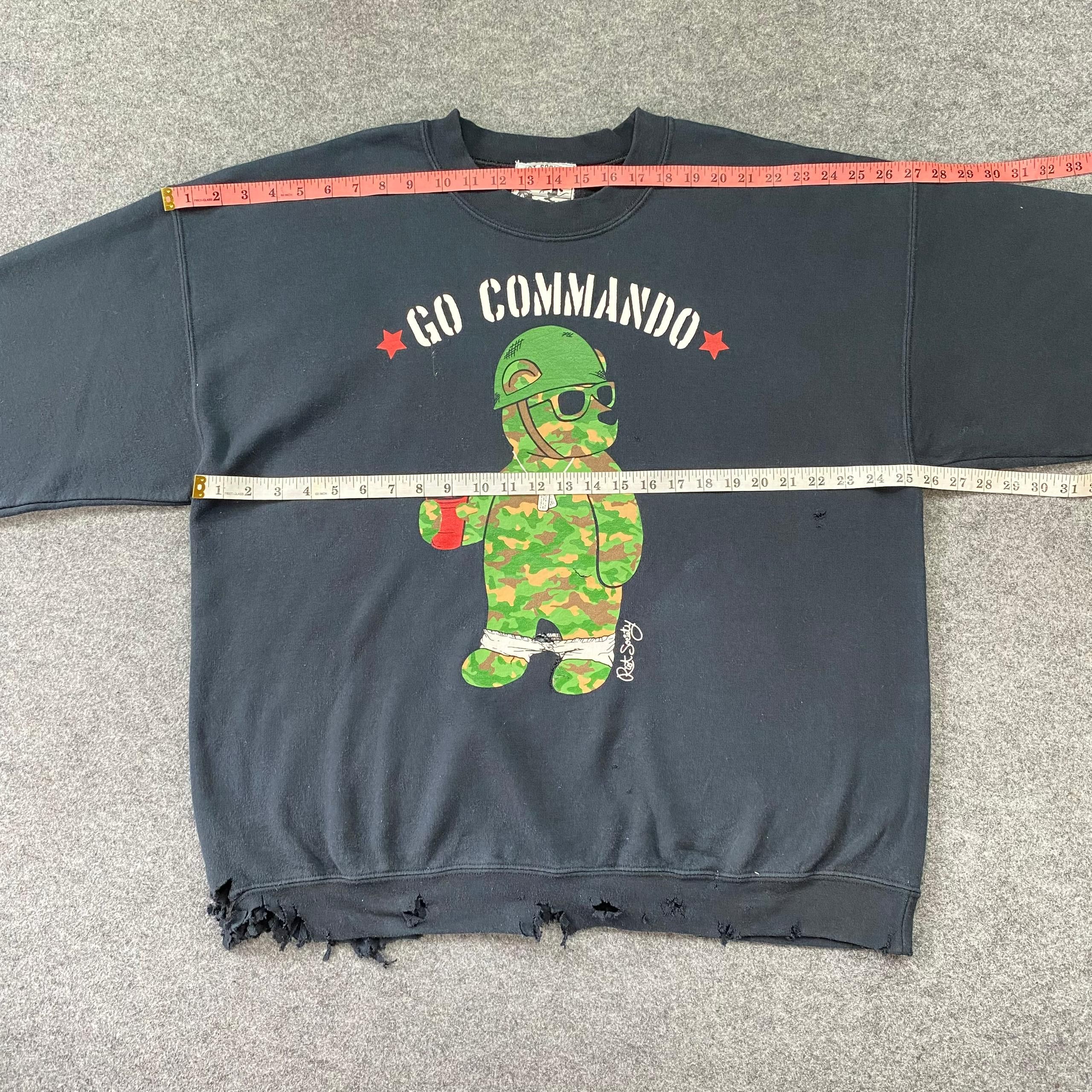 Riot Society Vintage Riot Society Go Commando Streetwear Sweatshirt Size US XL / EU 56 / 4 - 7 Thumbnail