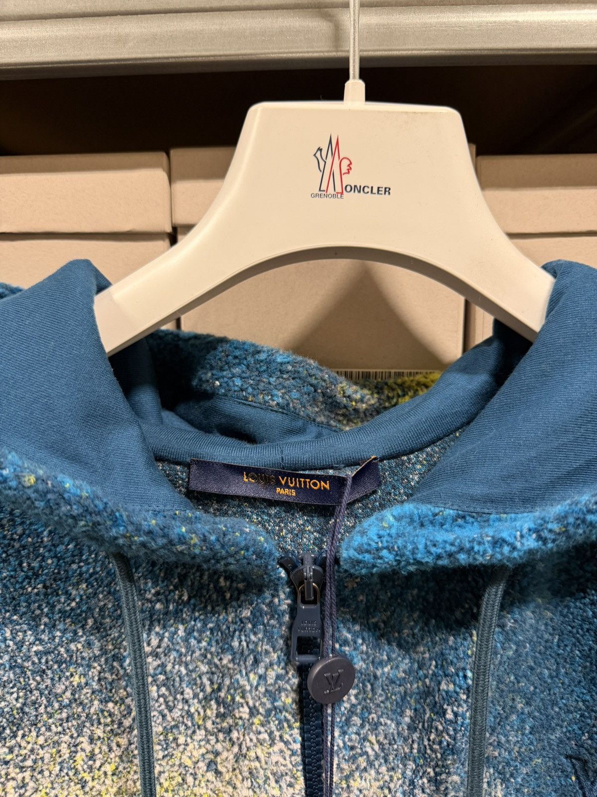 Louis Vuitton Louis Vuitton Fleece Zip Hoodie NEW 2300$ Size US XL / EU 56 / 4 - 4 Thumbnail