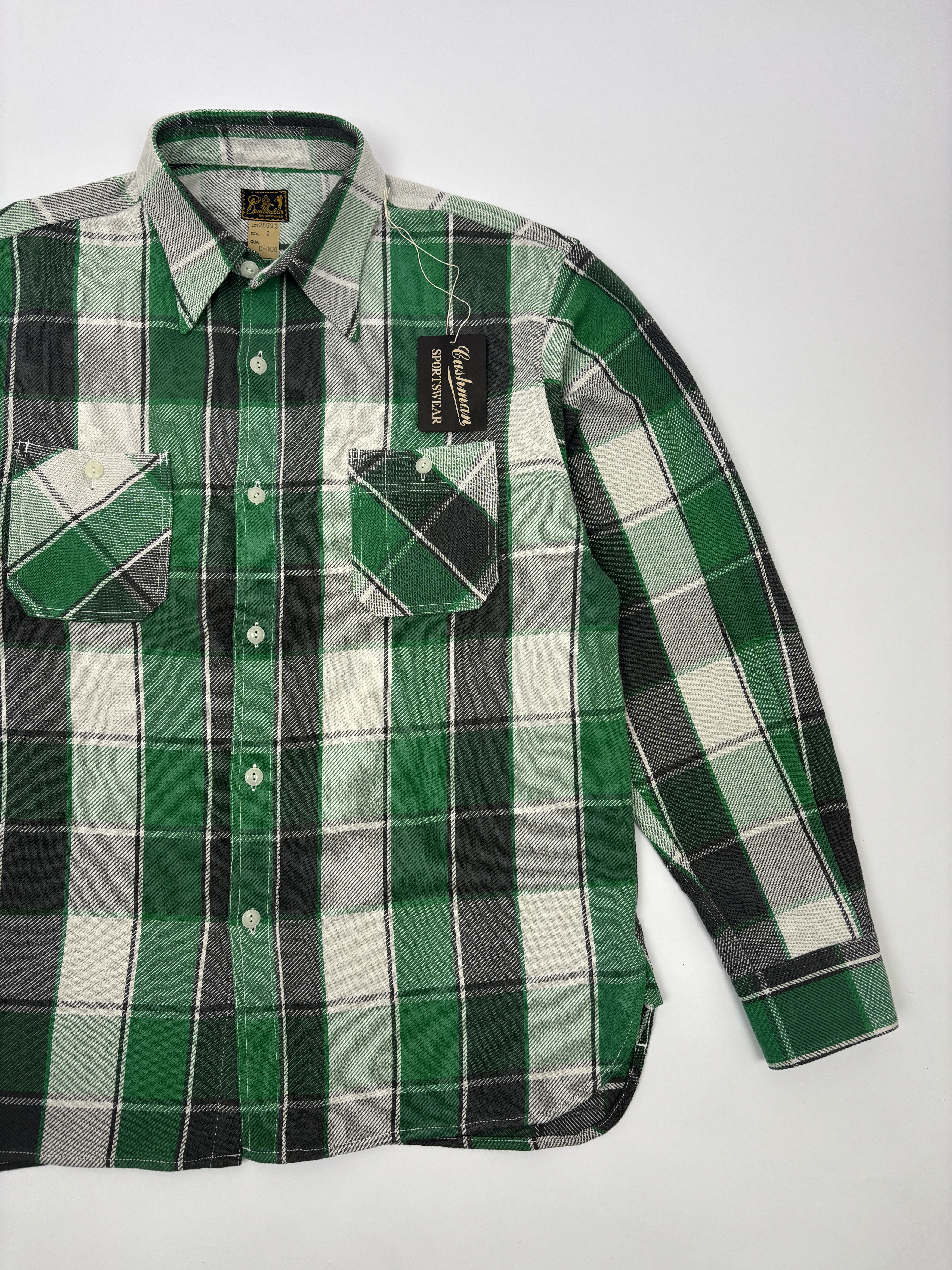 Cushman Cushman Vintage Check Work Shirt Size US XL / EU 56 / 4 - 1 Thumbnail