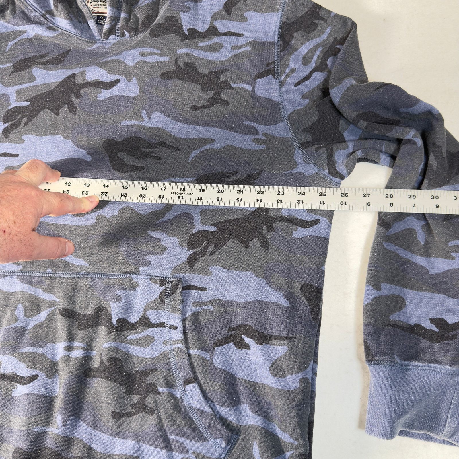 Flag & Anthem Flag & Anthem Camo Hoodie Men’s XXL Blue Gray Camouflage Size US XXL / EU 58 / 5 - 7 Thumbnail