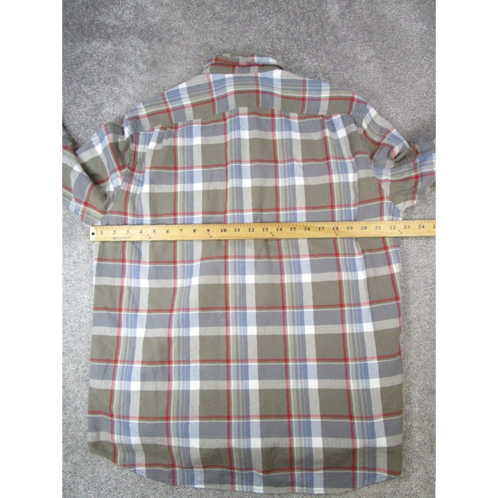 J.Crew J.Crew Shirt Mens Large Brown Cotton Flannel Button Up Size US L / EU 52-54 / 3 - 5 Thumbnail