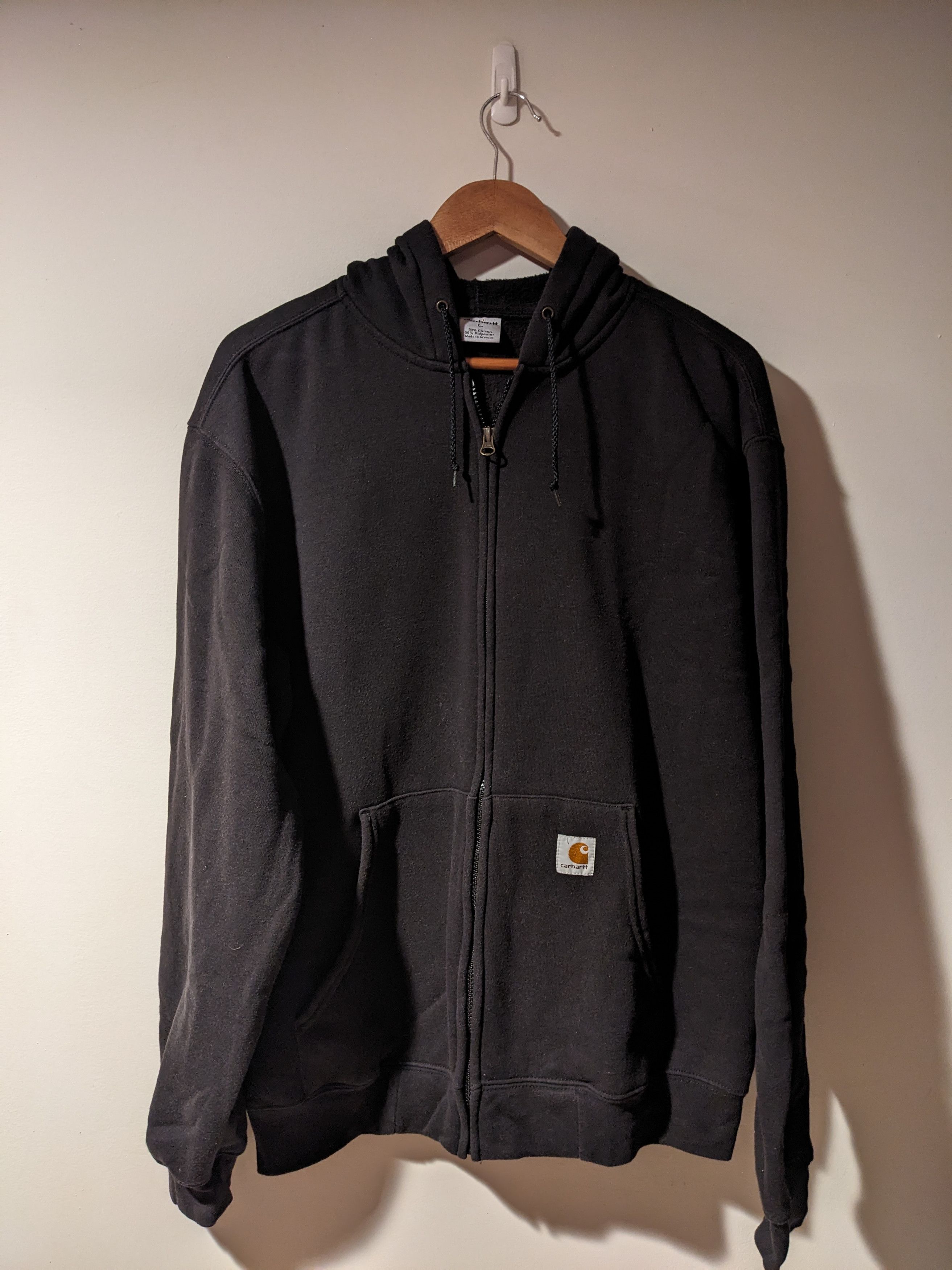 Carhartt Vintage Y2K Carhartt K479 Black Large Full Zip Hoodie Size US L / EU 52-54 / 3 - 1 Thumbnail