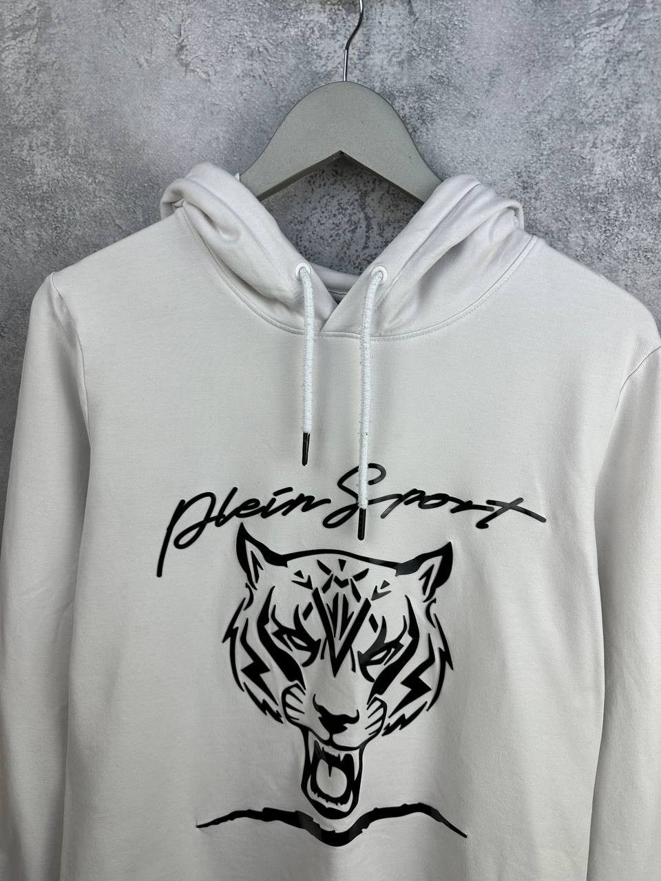 Philipp Plein PHILIPP PLEIN Sport Oversized Hoodie Tiger Graphic Logo Size US XL / EU 56 / 4 - 4 Thumbnail