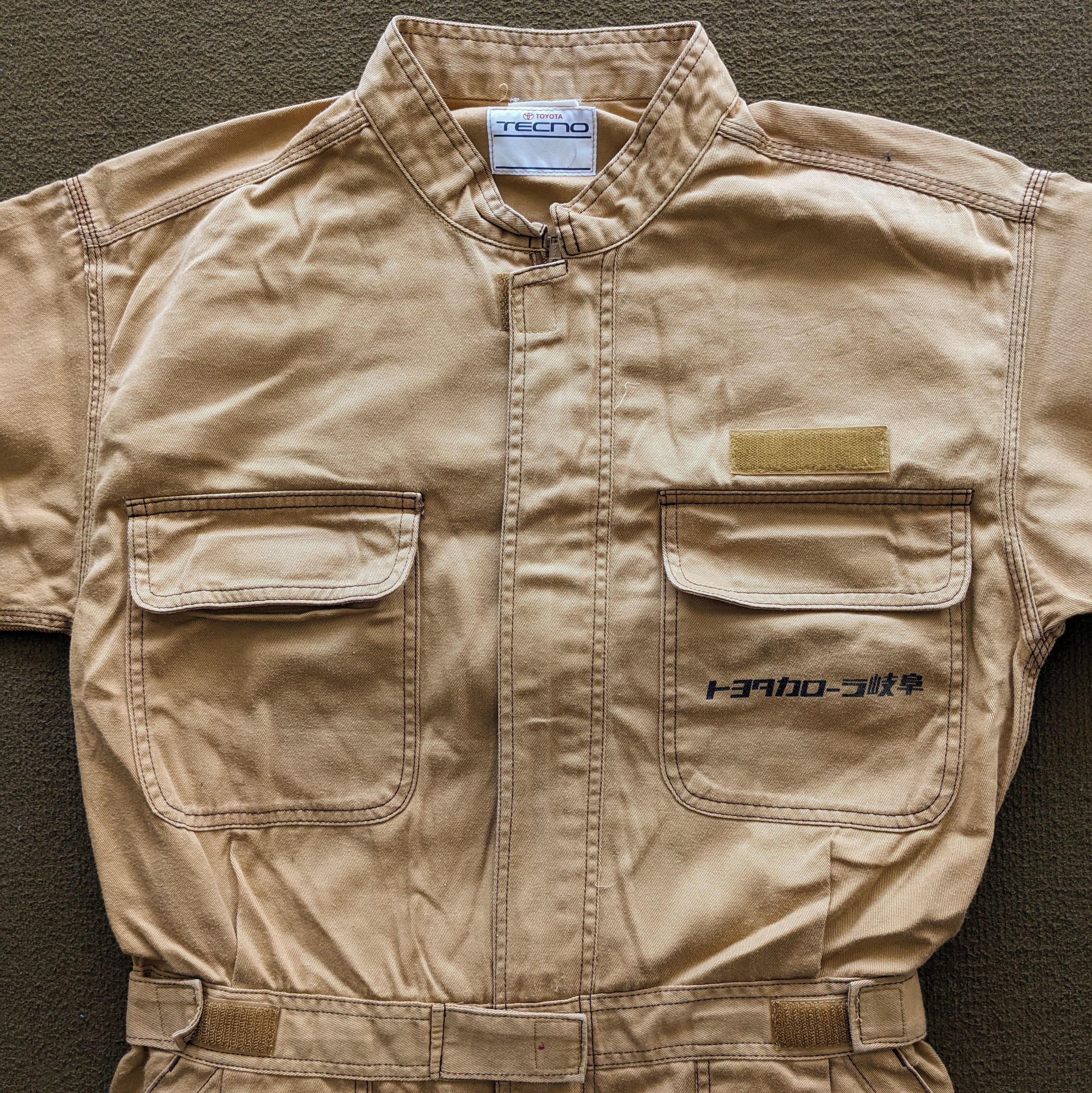 Vintage Vintage TOYOTA TECNO Racing Coverall Workwear Jacket Size US M / EU 48-50 / 2 - 4 Thumbnail
