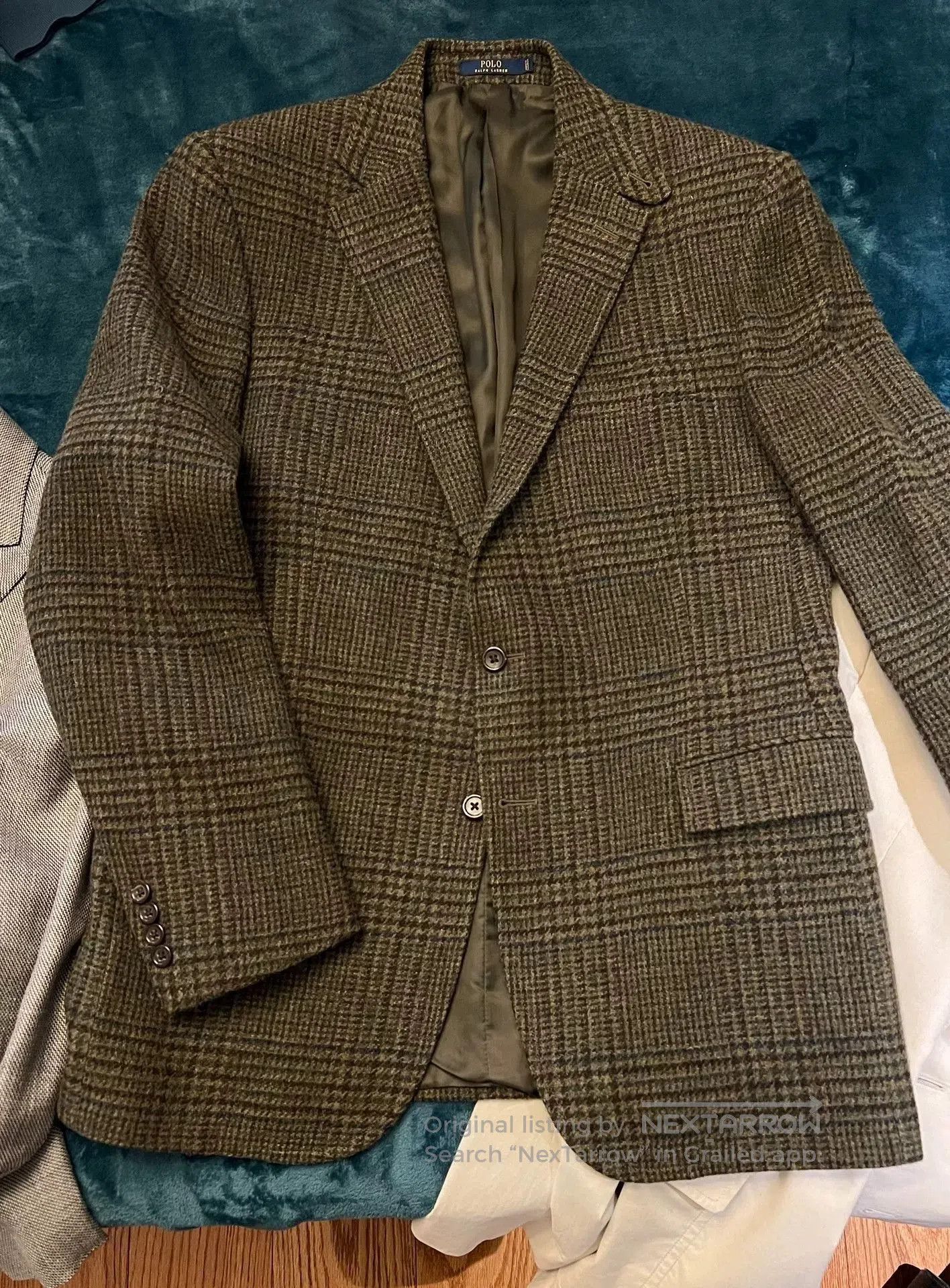 Polo Ralph Lauren Ralph Lauren Plaid Tweed Blazer 42L. Size US XS / EU 42 / 0 - 8 Thumbnail
