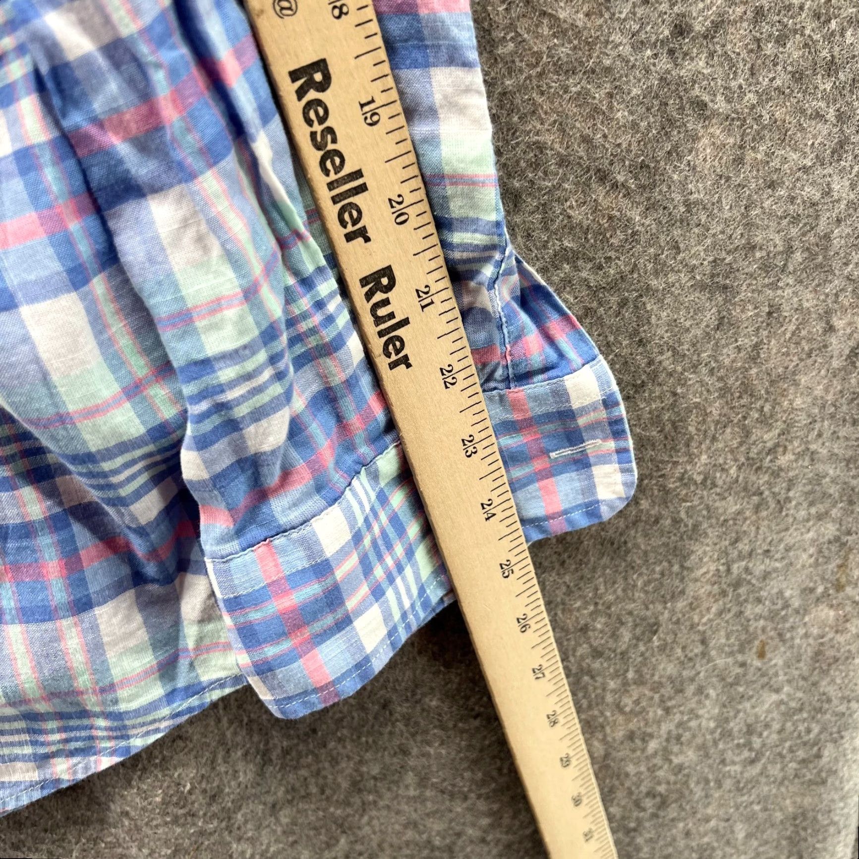 Vineyard Vines Vineyard Vines Shirt Mens Large Blue Button Down Slim Fit Tucker Madras Plaid Vintage Size US L / EU 52-54 / 3 - 4 Thumbnail