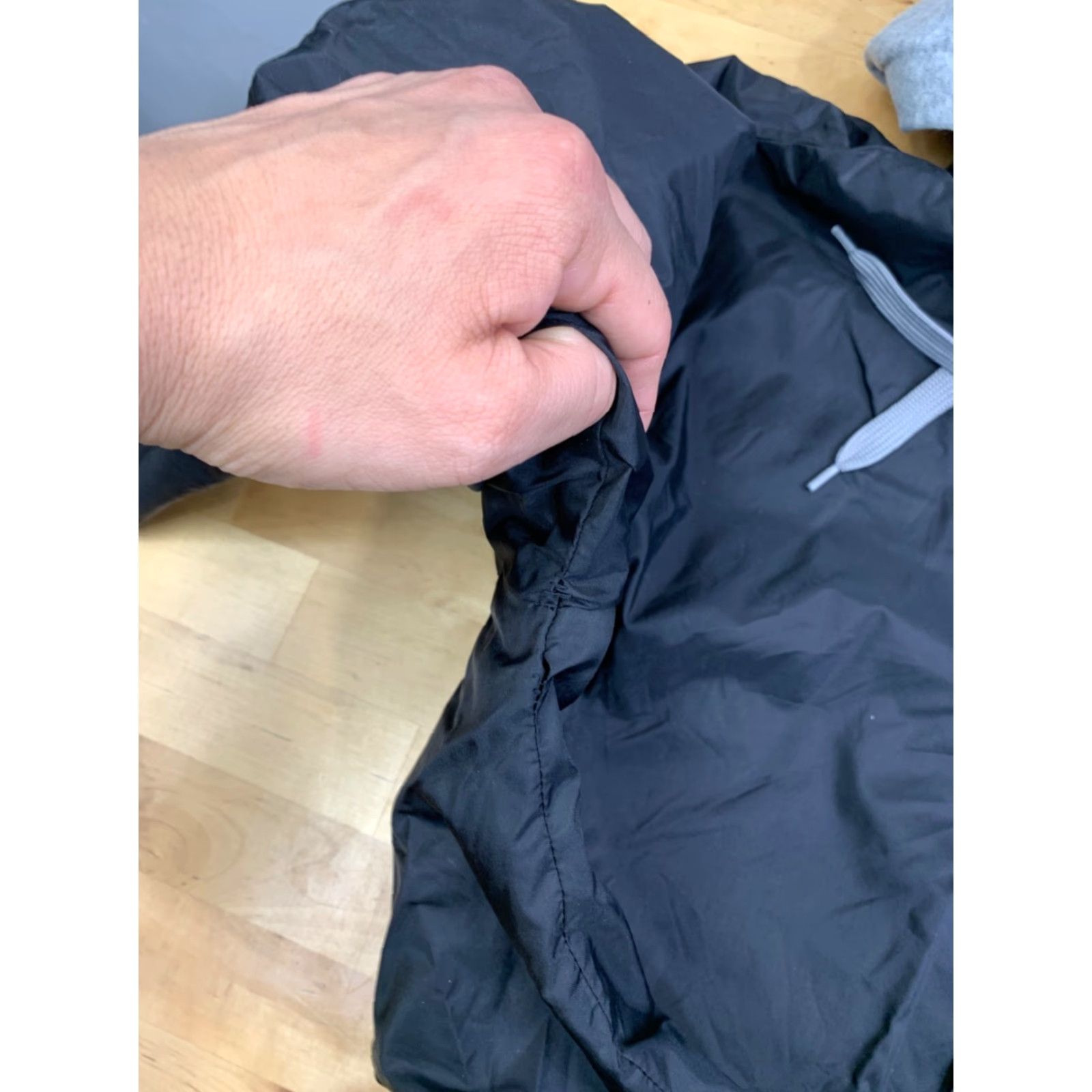 Vans VANS Hooded Windbreaker Jacket Mens XL Black Button Windbreaker Jacket Logo Button Casual Pockets 12731 Size US XL / EU 56 / 4 - 4 Thumbnail