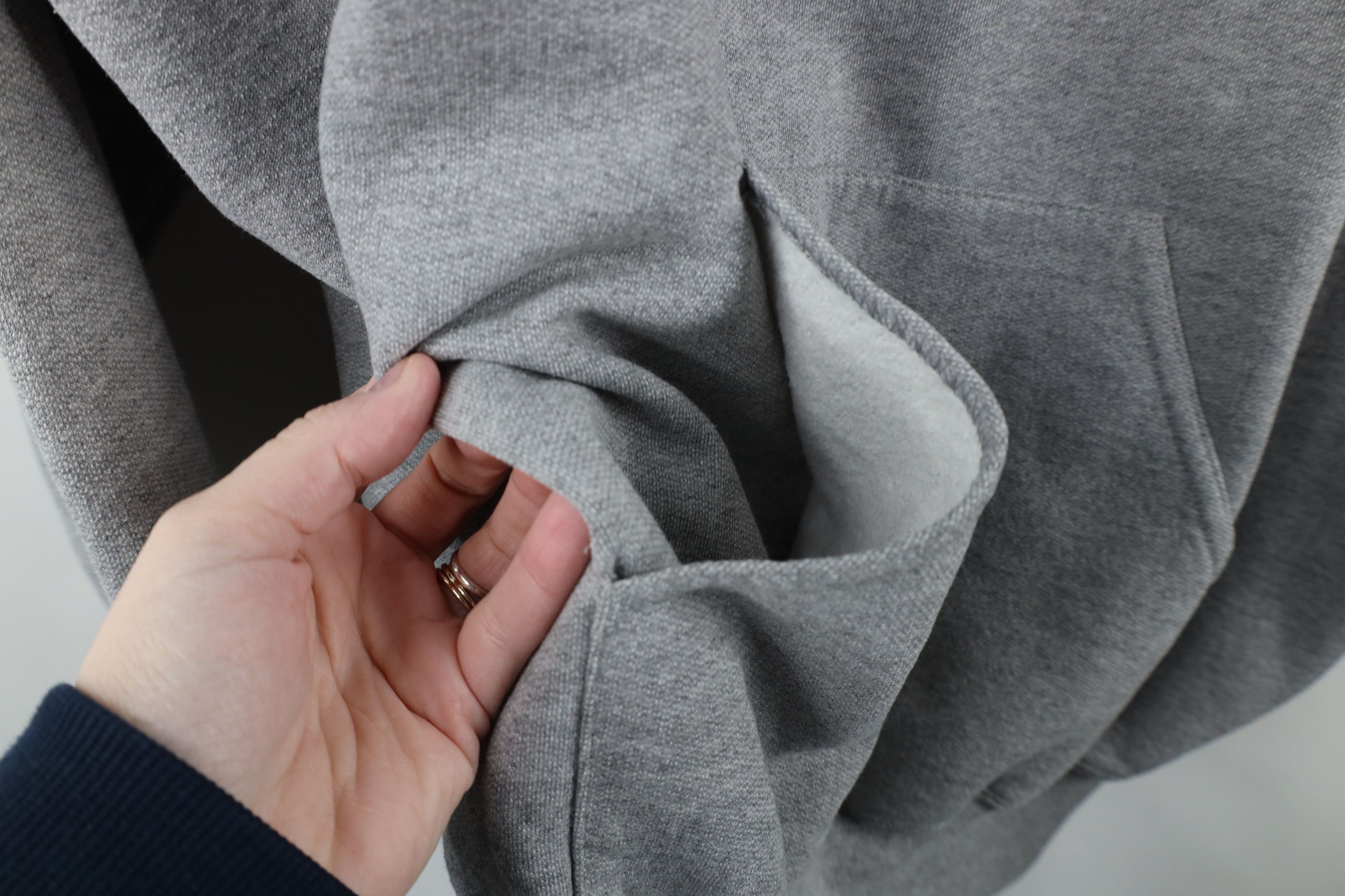 Vintage Vintage 90s Streetwear Heavyweight Hoodie Sweatshirt Gray Size US XL / EU 56 / 4 - 6 Thumbnail