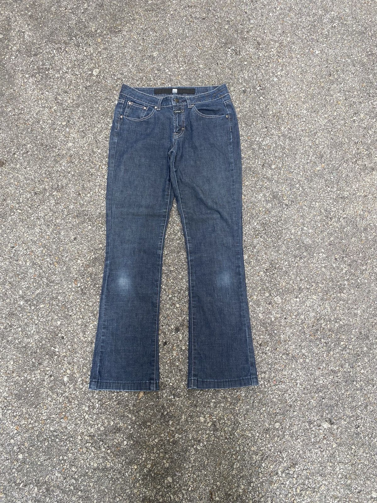Marithe + Francois Girbaud Flare Jeans Marithe Francois Girbaud Boot Cut Denim Size 27" / US 4 / IT 40 - 1 Thumbnail