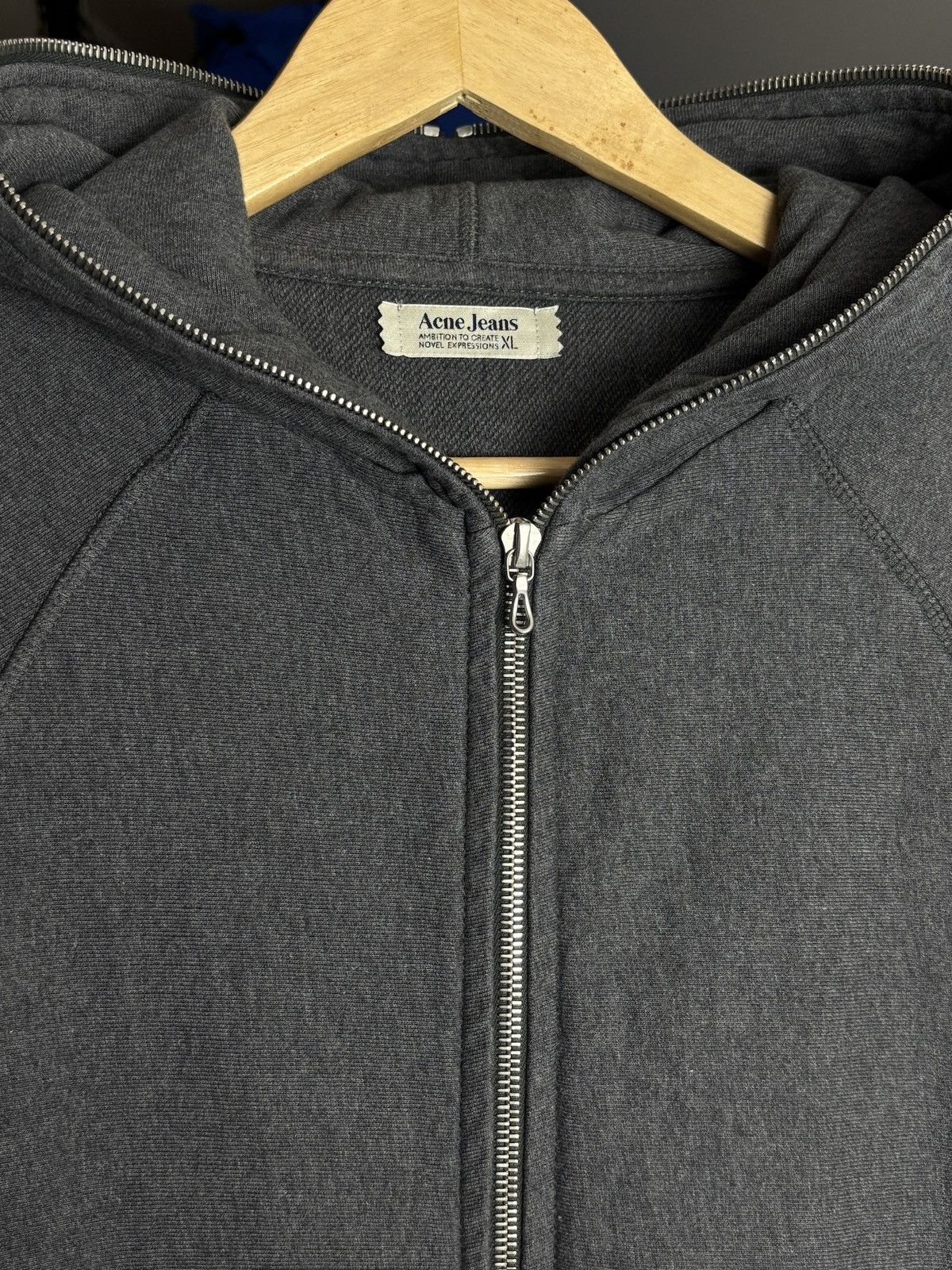 Acne Studios Acne Vintage Full Zip Sweatshirt Hoodie Studios Rare Archive Size US XL / EU 56 / 4 - 3 Thumbnail