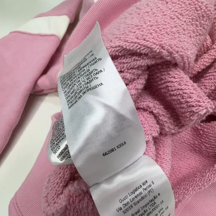 Gucci Gucci Pink Apple Pattern Long Sleeve Sweatshirt-2507 Size S / US 4 / IT 40 - 4 Thumbnail