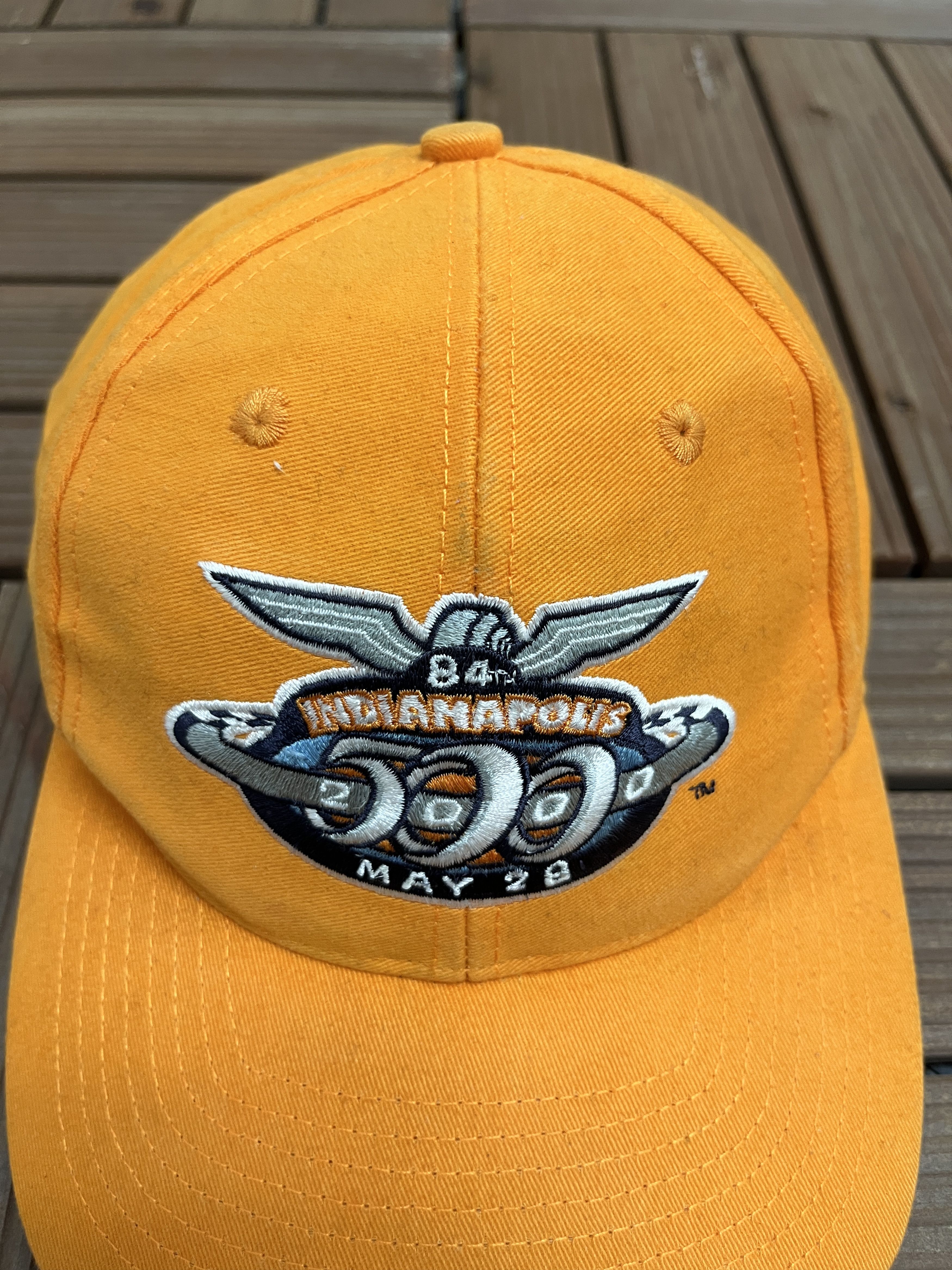 Vintage Indianapolis 500 2000 Vintage Orange Hat Cap Size ONE SIZE - 3 Thumbnail