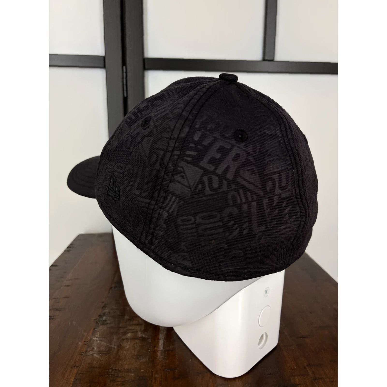 Quiksilver VINTAGE Quiksilver Hat Cap Snap Back Adult One Size Black New Era 39thirty Skate Surf 90s Mens Size ONE SIZE - 5 Thumbnail