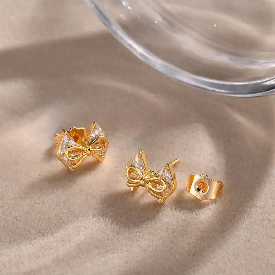 Other Cute Bow Knot Stud Earrings Size ONE SIZE - 1 Thumbnail