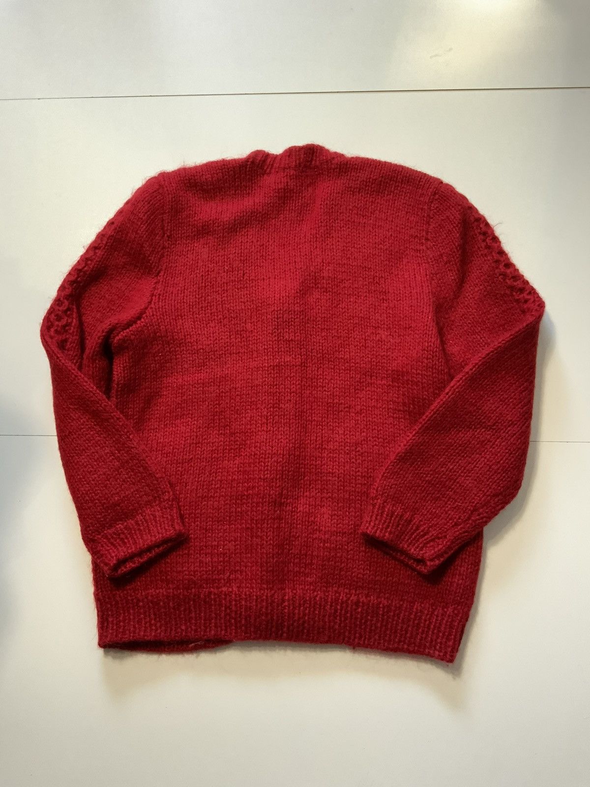 Vintage Vintage Fisherman Cableknit Fish Button Cardigan Sweater Size US L / EU 52-54 / 3 - 2 Thumbnail