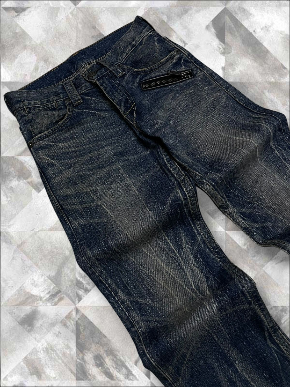Levi's Vintage Clothing Vintage 1990s Designer Levis 502 Distressed Regular Denim Size US 28 / EU 44 - 7 Thumbnail
