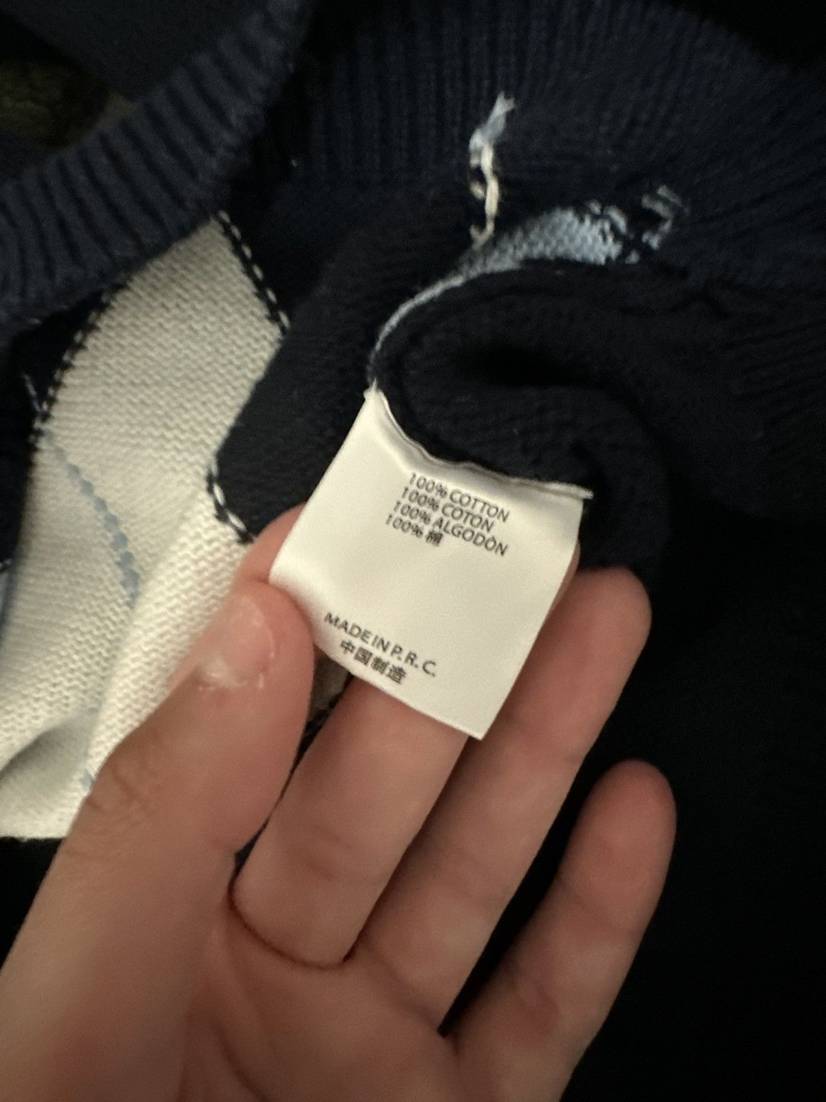 Brandy Melville Brandy Melville argyle sweater Size ONE SIZE - 4 Thumbnail