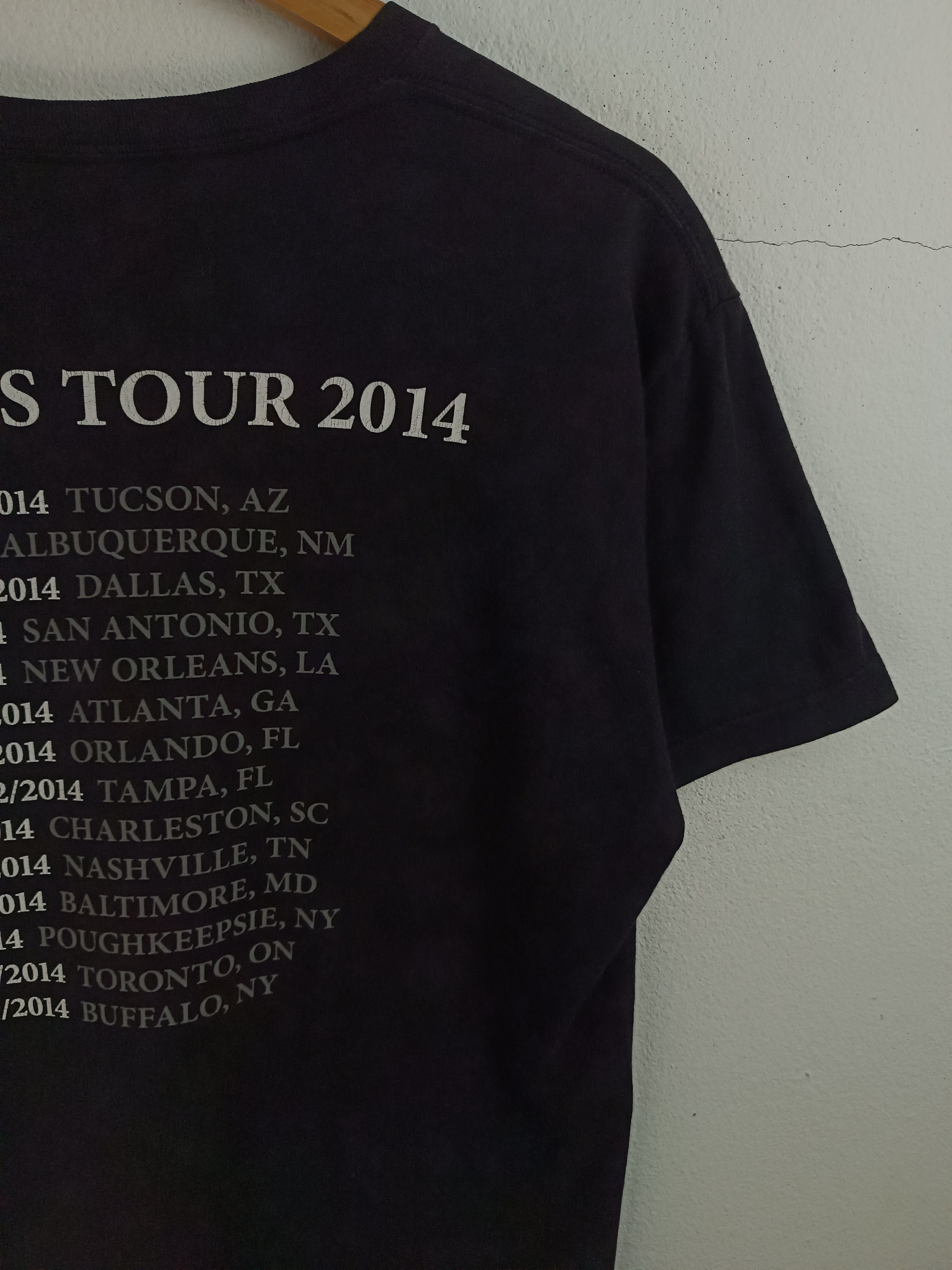 Band Tees VINTAGE 2014 AFI BURIALS TOUR FADED TEE alkaline trio used Size US M / EU 48-50 / 2 - 12 Thumbnail
