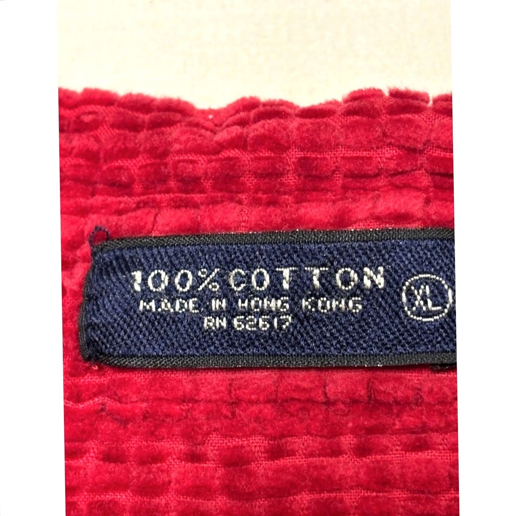 Greats VTG Britches Corduroy Shirt 1/2 Zip Pocket Red Cotton Long Sleeve Mens XL Button-Up Size US XL / EU 56 / 4 - 4 Thumbnail