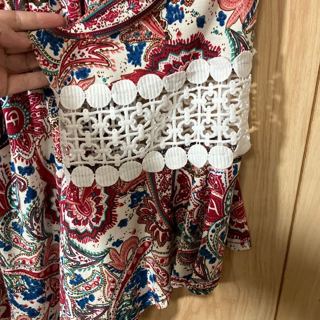 Other Lildy Floral Paisley Off the Shoulder Tunic 2XL-3XL Size 3XL / US 20-22 - 6 Thumbnail