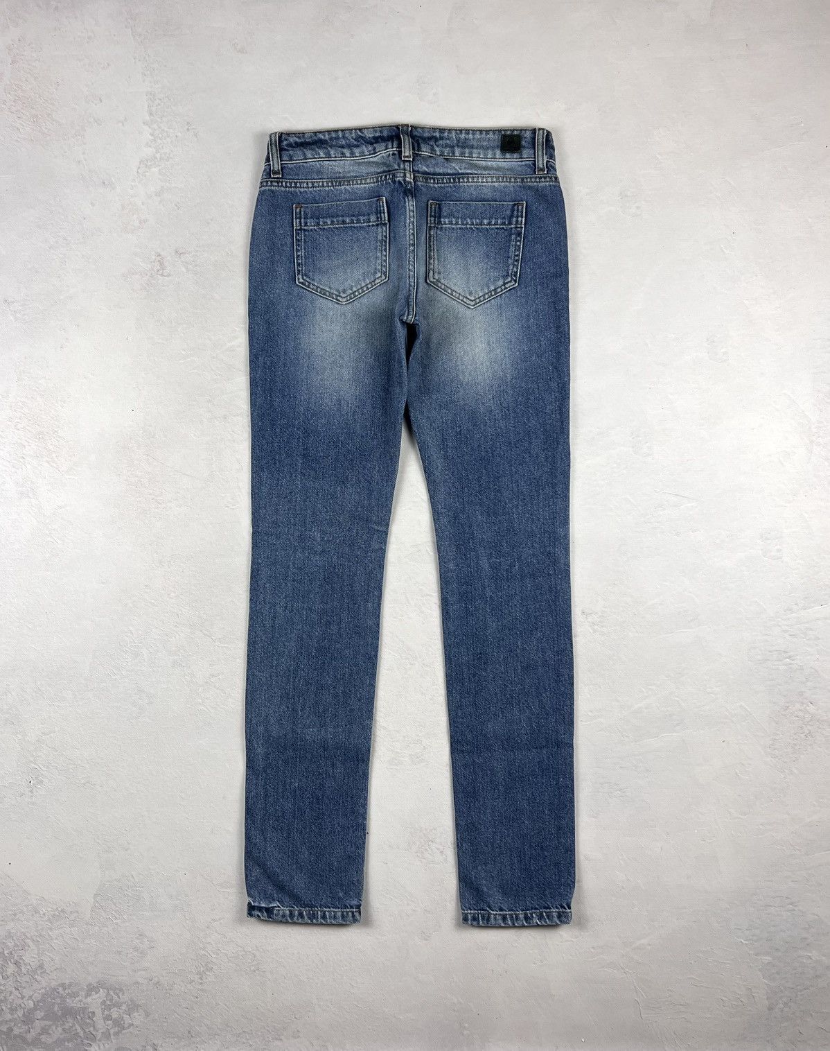 Alexander McQueen × Japanese Brand × Vintage Japanese Avant Garde Alexander McQueen Denim Classic Y2k Size US 26 / EU 42 - 1 Thumbnail