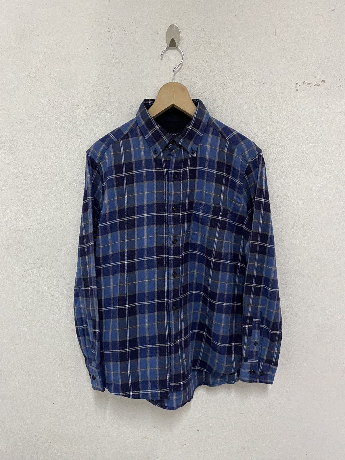 Kangol × Vintage Kangol Plaid Tartan Flannel Shirt Size US M / EU 48-50 / 2 - 2 Thumbnail