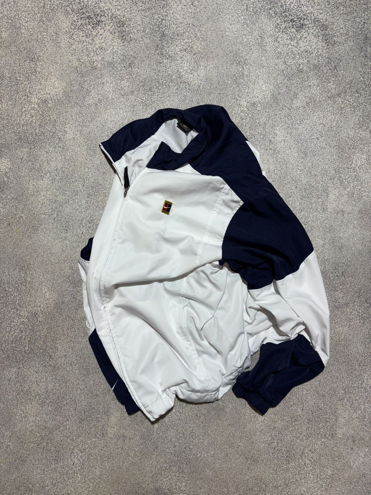 Nike Vintage Nike Court Track Top Jacket Andre Agassi Rare Swoosh Size US L / EU 52-54 / 3 - 2 Thumbnail