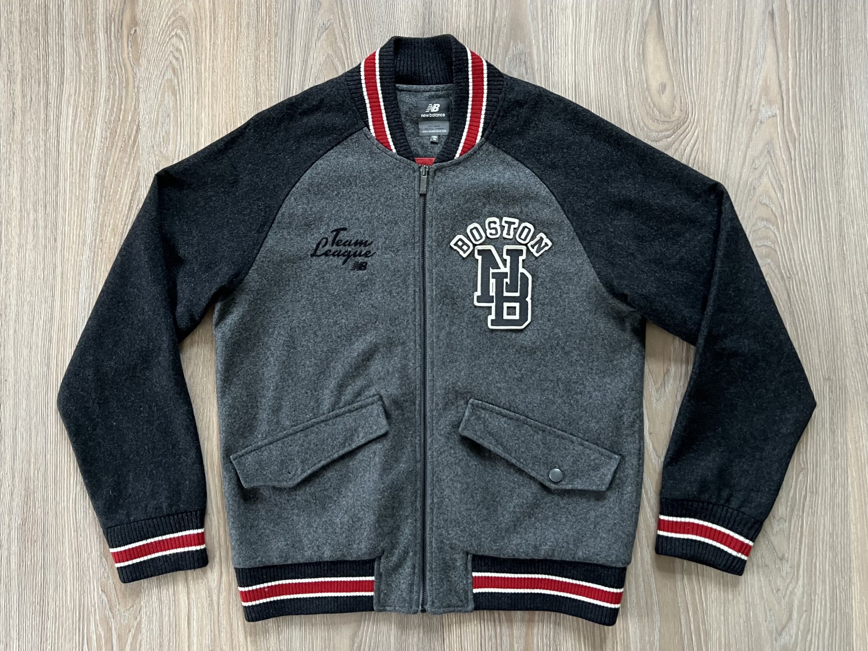 New Balance Vintage New Balance Boston Embroidery Logo Jacket Size US XL / EU 56 / 4 - 14 Thumbnail