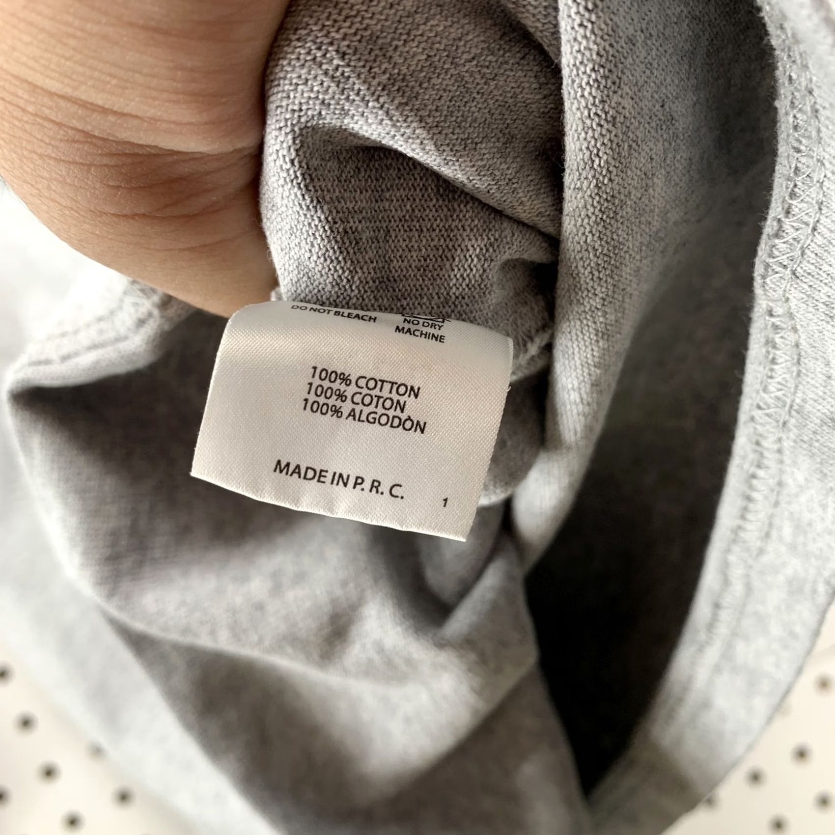 Brandy Melville Brandy Melville Shirt Womens Long Sleeve Gray Embroidered One Size Size ONE SIZE - 5 Thumbnail