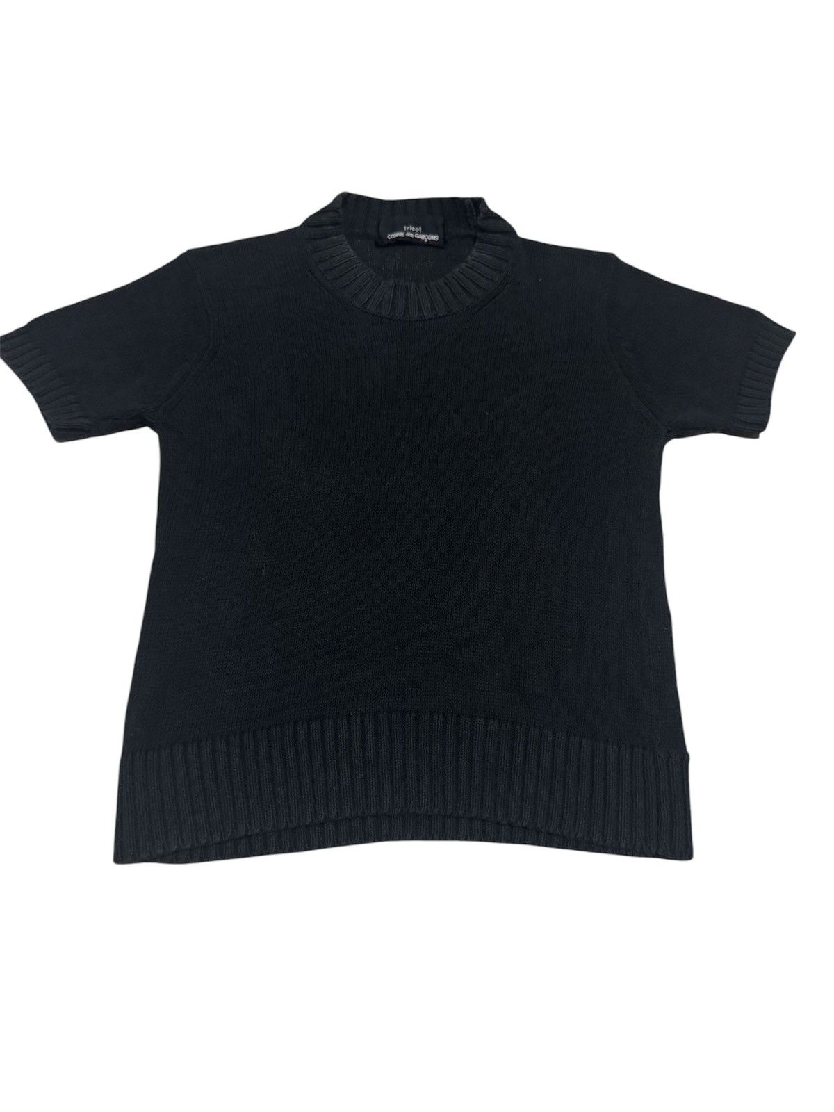Comme des Garcons × Vintage AD98 Tricot CdG Black Shirt Size US S / EU 44-46 / 1 - 2 Thumbnail