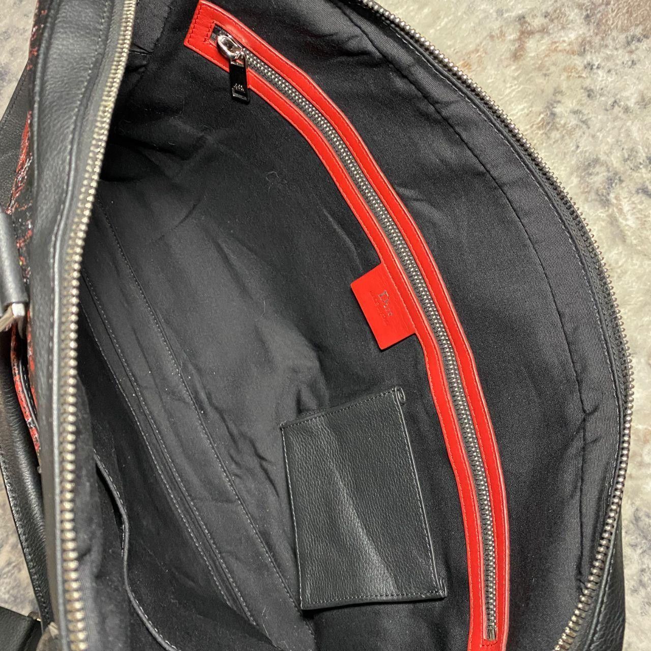 1/1 Dior FW17 Runway Gradient Leather Black Messenger Bag