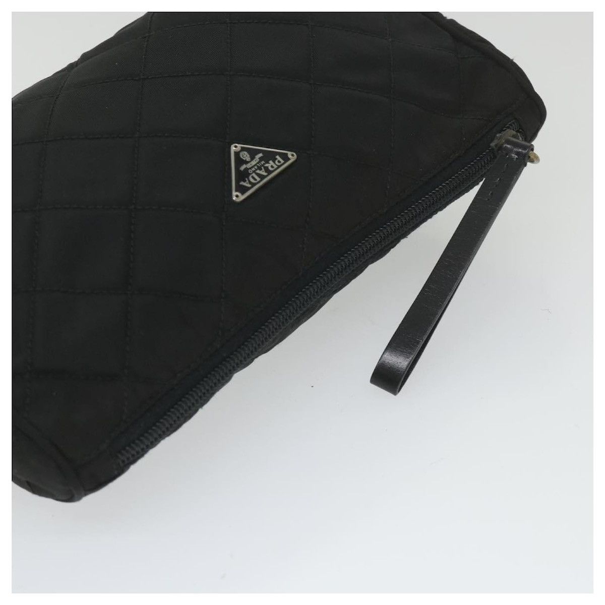 Prada VINTAGE PRADA ITALY Pouch Nylon Quilted Bag Size ONE SIZE - 3 Thumbnail