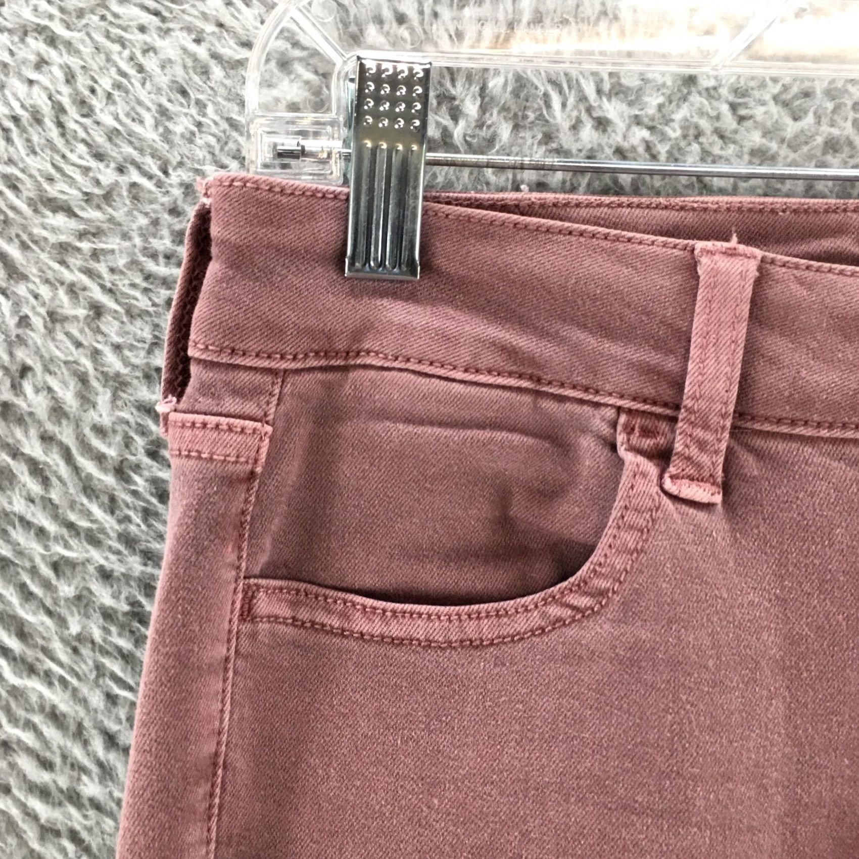 American Eagle Outfitters American Eagle Outfitters Skinny Jeans Womens 2 Purple Low Rise Zip Fly Button Jeans Mens? Size 26" / US 2 / IT 38 - 3 Thumbnail