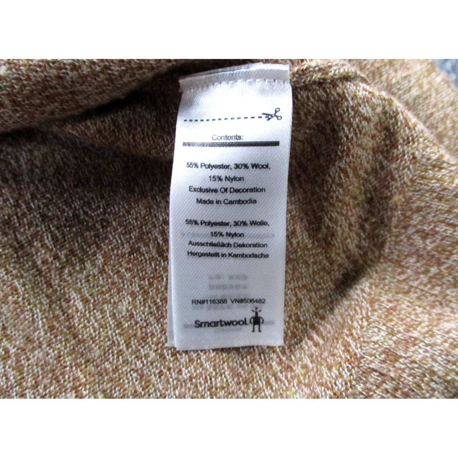 Smartwool SmartWool Sweater Mens M Brown Jacket Wool Blend Pullover Thermal Hiking Camping Size US M / EU 48-50 / 2 - 7 Thumbnail