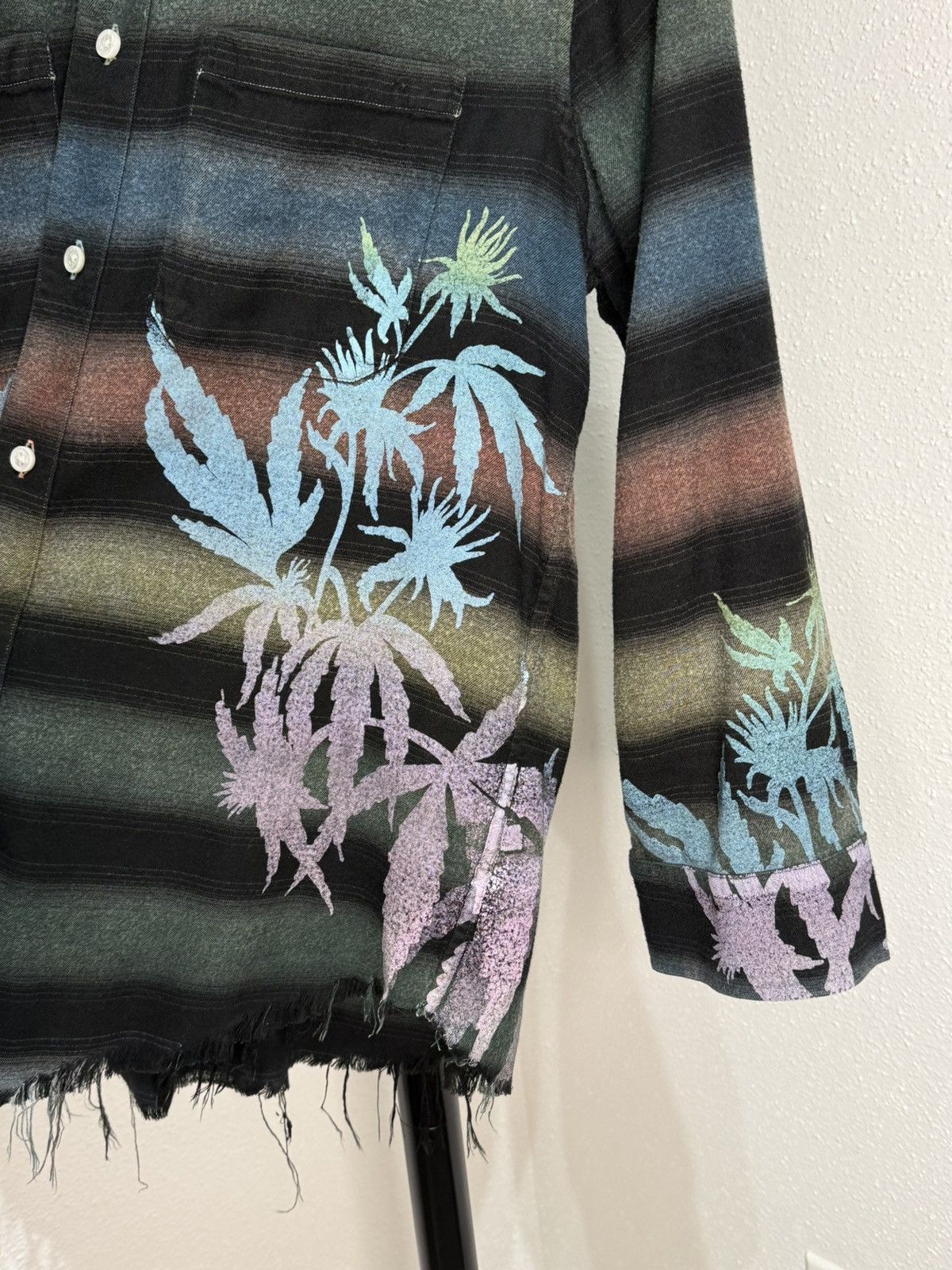 Amiri Amiri Palm Flannel Shirt Size US XS / EU 42 / 0 - 3 Thumbnail