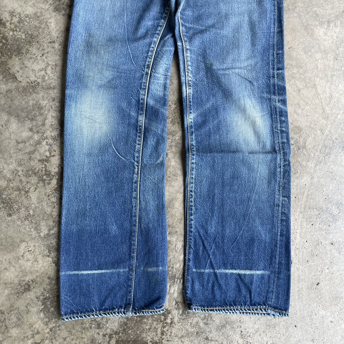 Edwin Vintage 90s Edwin Stoned Washed Distress Denim Jeans Size US 29 - 3 Thumbnail