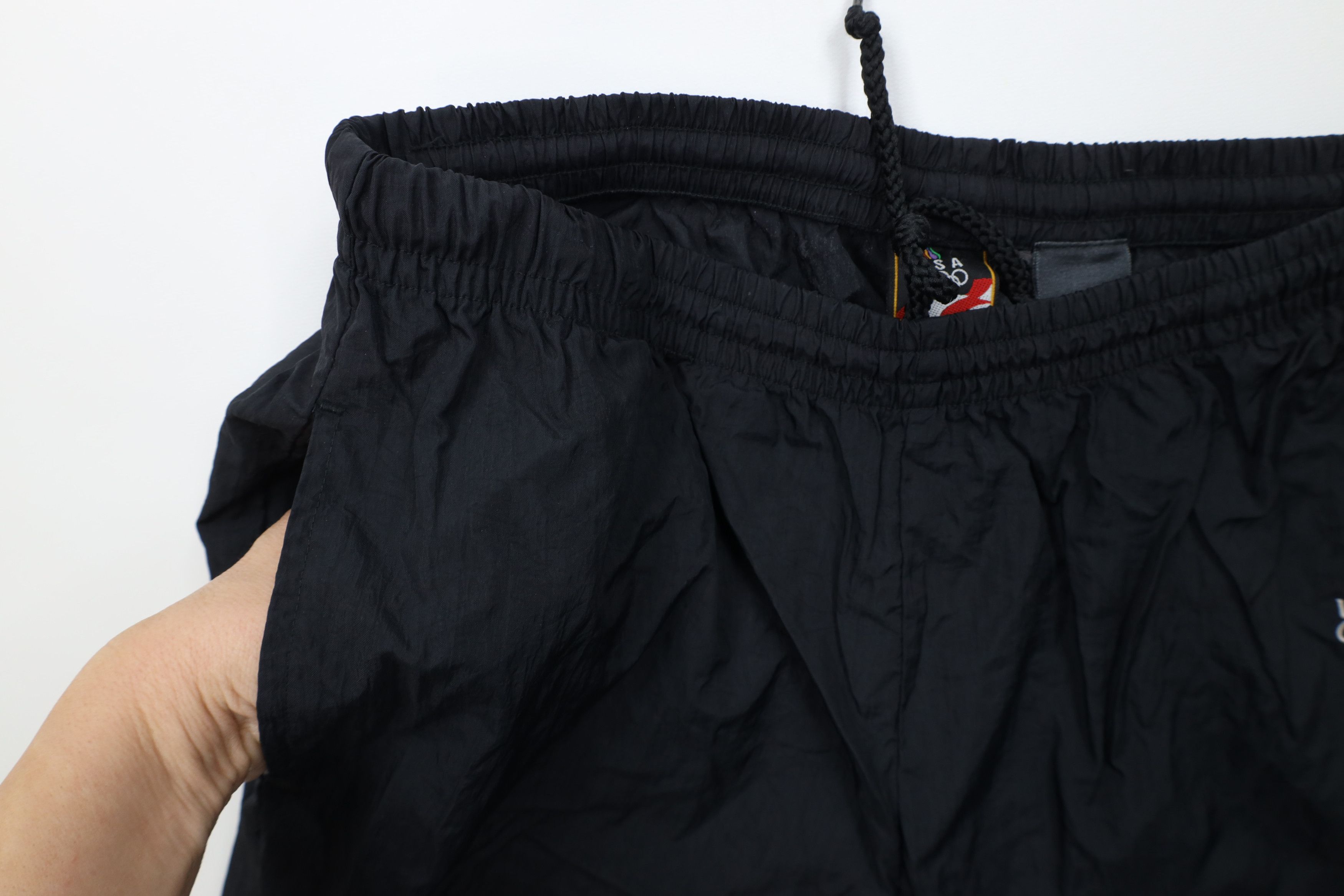 Vintage Vintage 90s USA Olympics Windbreaker Joggers Pants Black Size US 34 / EU 50 - 9 Thumbnail