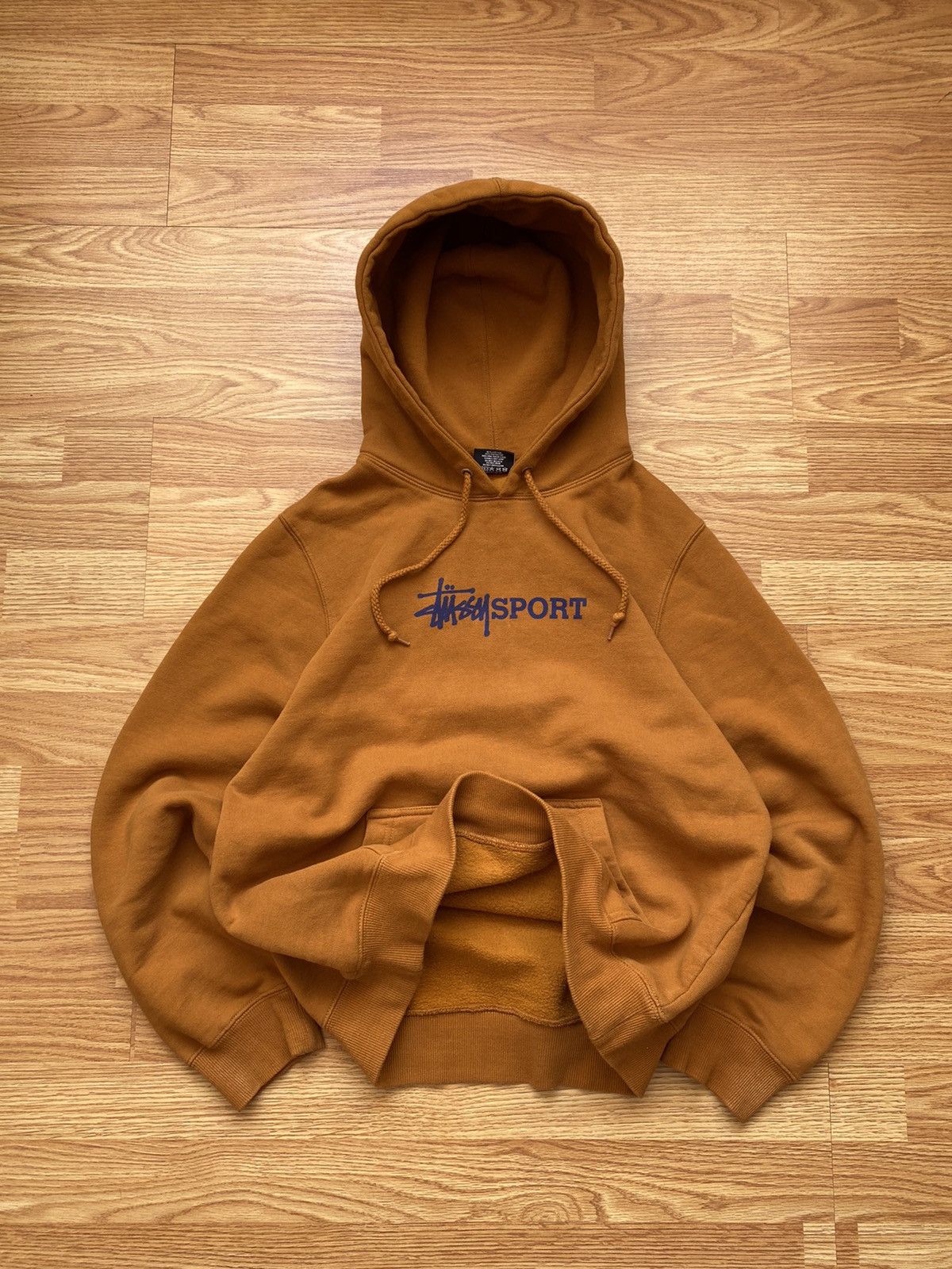 Vintage Stussy Spellout Boxy Hoodie