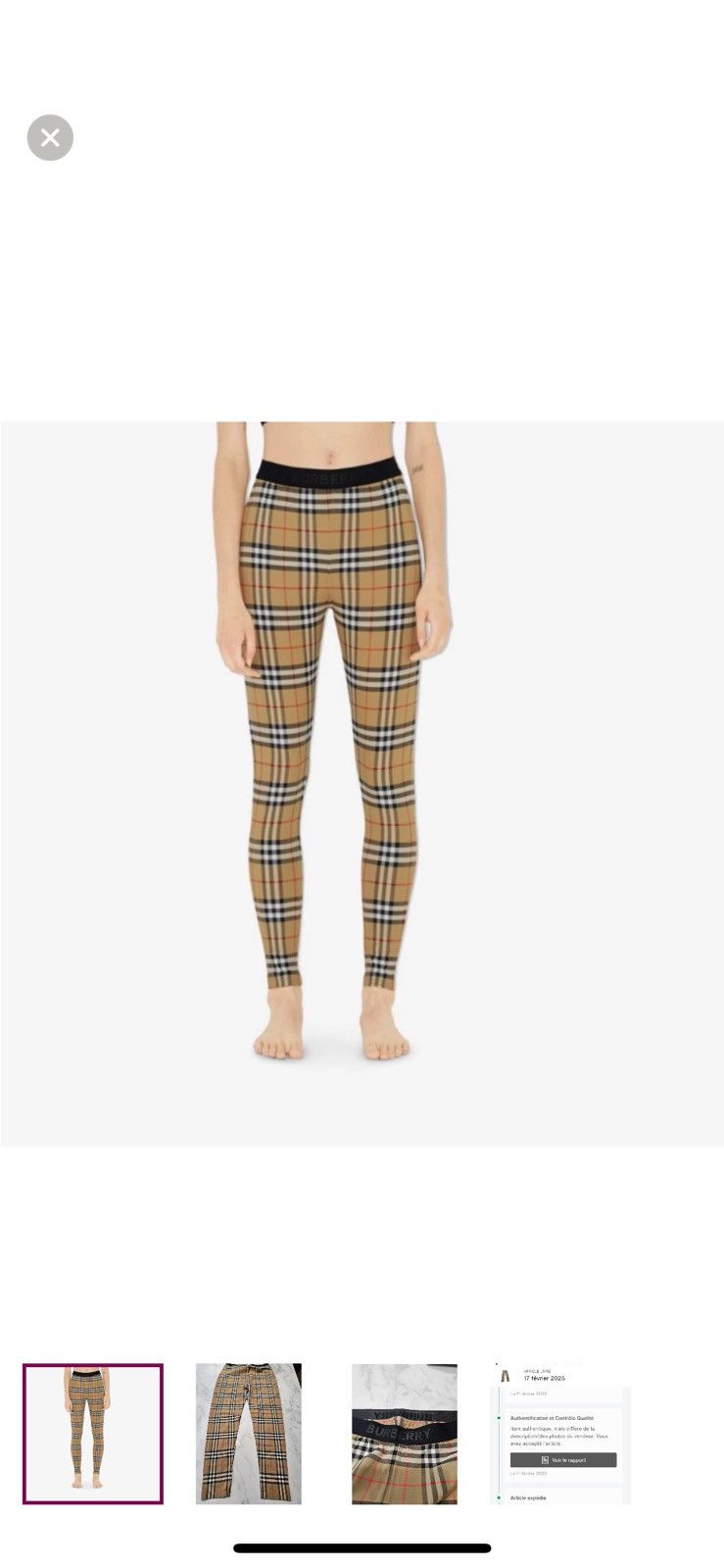 Burberry burberry leggings Size 28" / US 6 / IT 42 - 1 Thumbnail