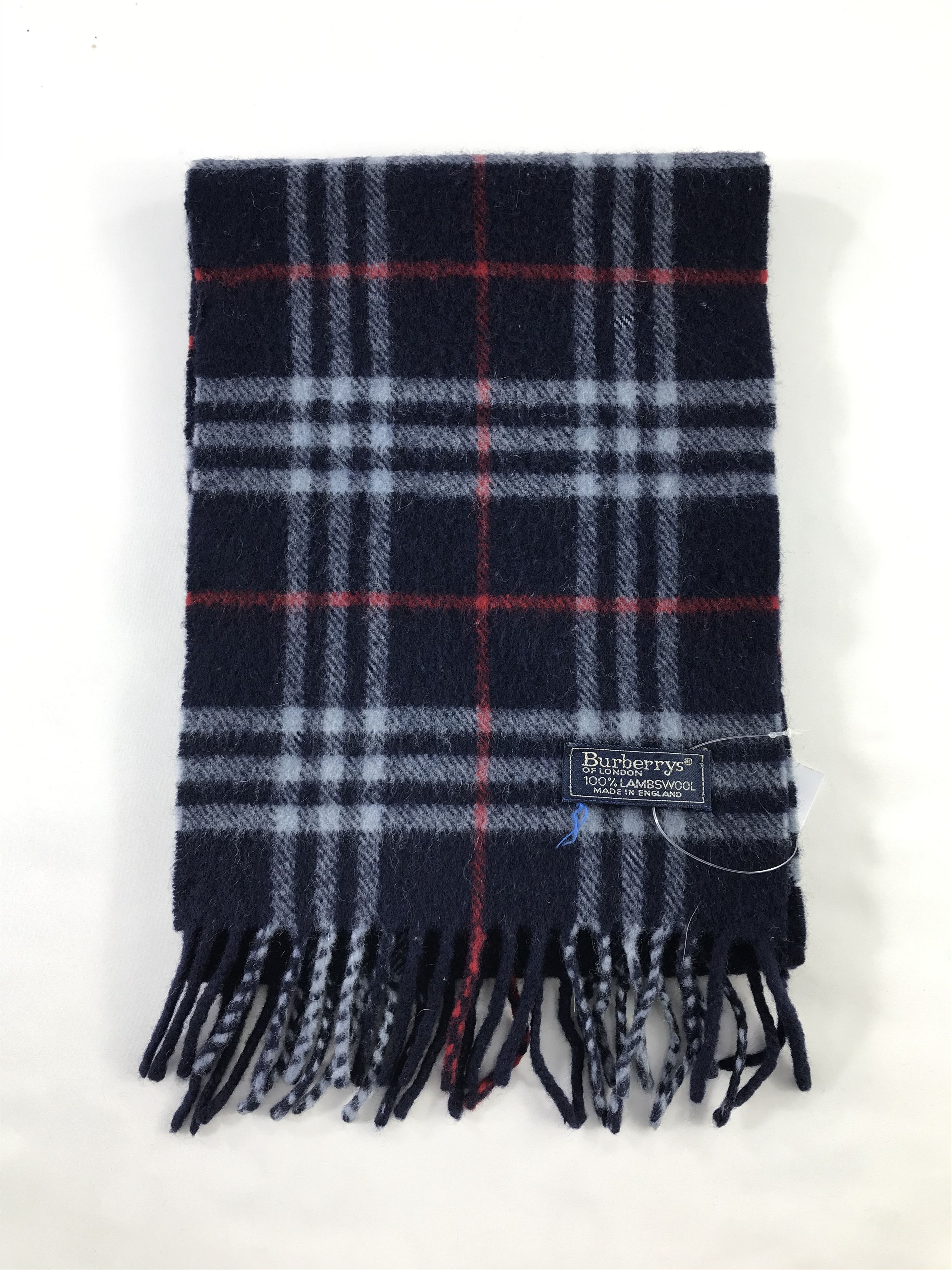 Burberry × Vintage Burberry Scarf / Muffler / Neckwear - WW1955 Size ONE SIZE - 2 Thumbnail
