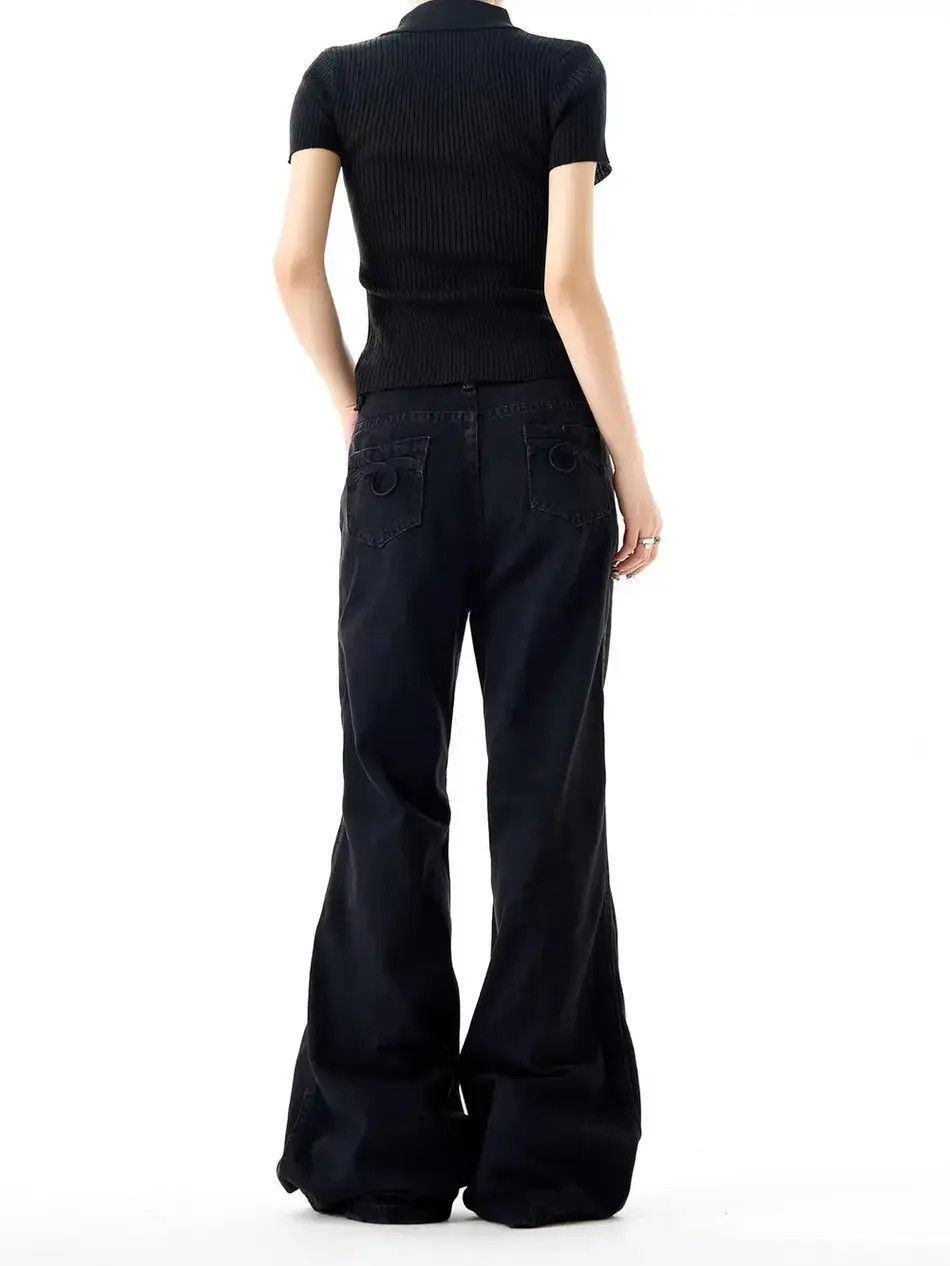 Japanese Brand Retro embroidered patchwork jeans Size US 32 / EU 48 - 4 Thumbnail