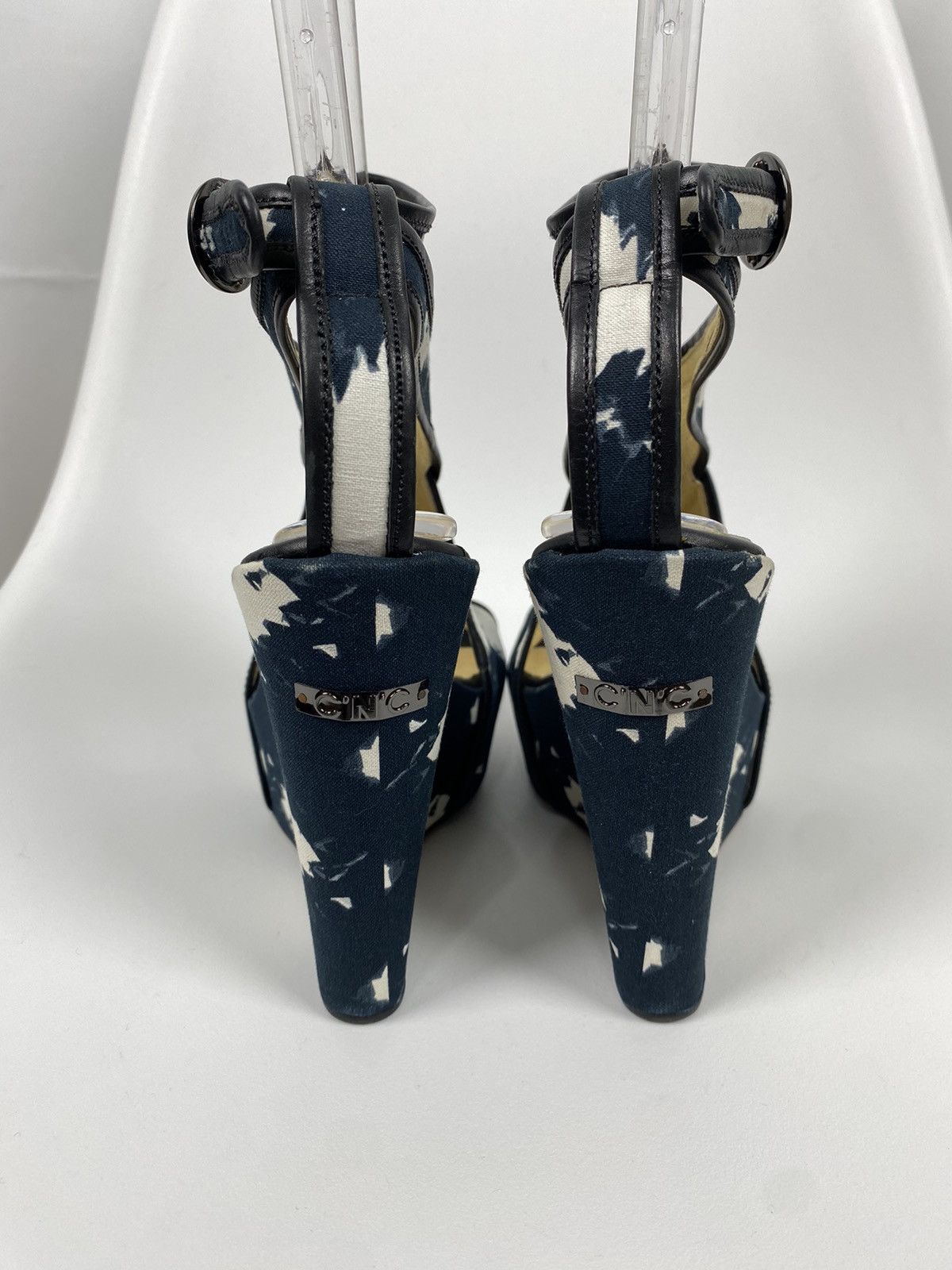 Costume National CNC Costume National Sandals Wedges Printed size 37 Size US 7 / IT 37 - 3 Thumbnail