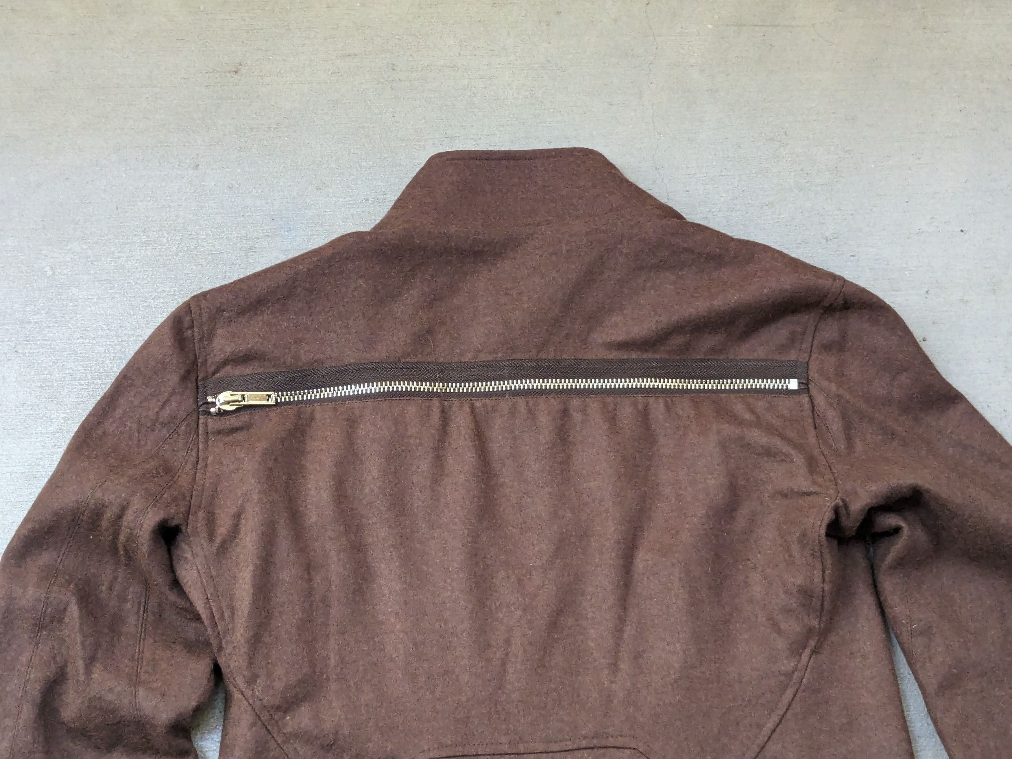 Rick Owens Rick Owens Globa Jacket Wool Medium Zip Up Asymmetrical Zip Size US M / EU 48-50 / 2 - 14 Thumbnail