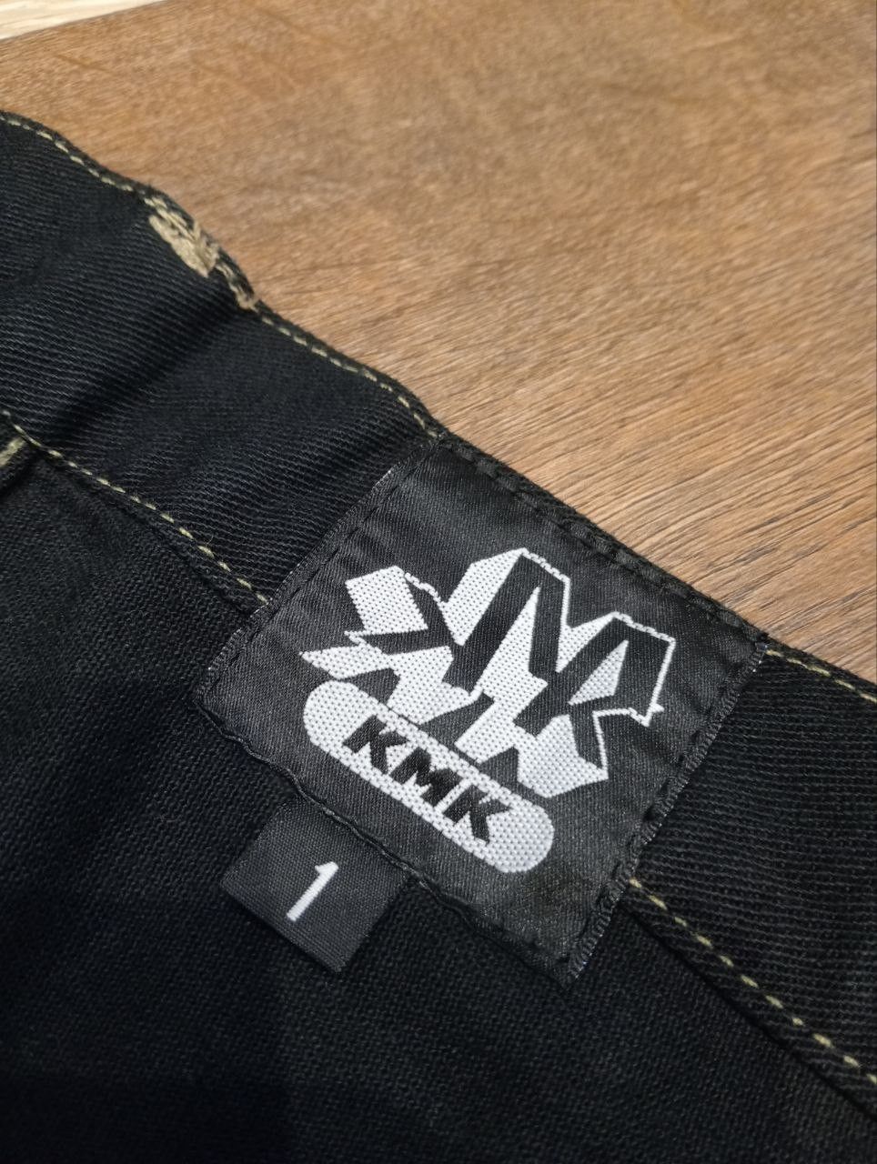 Japanese Brand JAPANESE KMK JEANS FEATURE A UNIQUE DOUBLE WAIST ANKLE ZIP Size US 34 / EU 50 - 6 Thumbnail