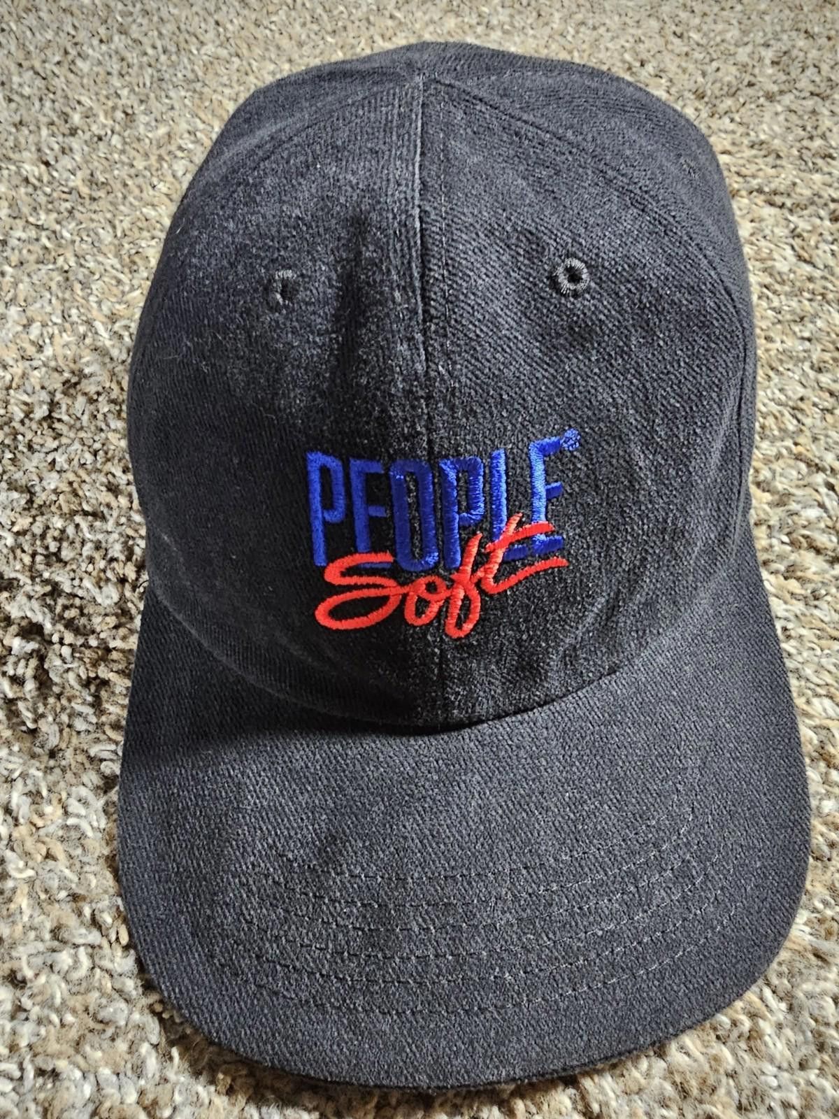 Designer Vintage PeopleSoft Reversible Strapback Hat Y2K Oracle Size ONE SIZE - 3 Thumbnail