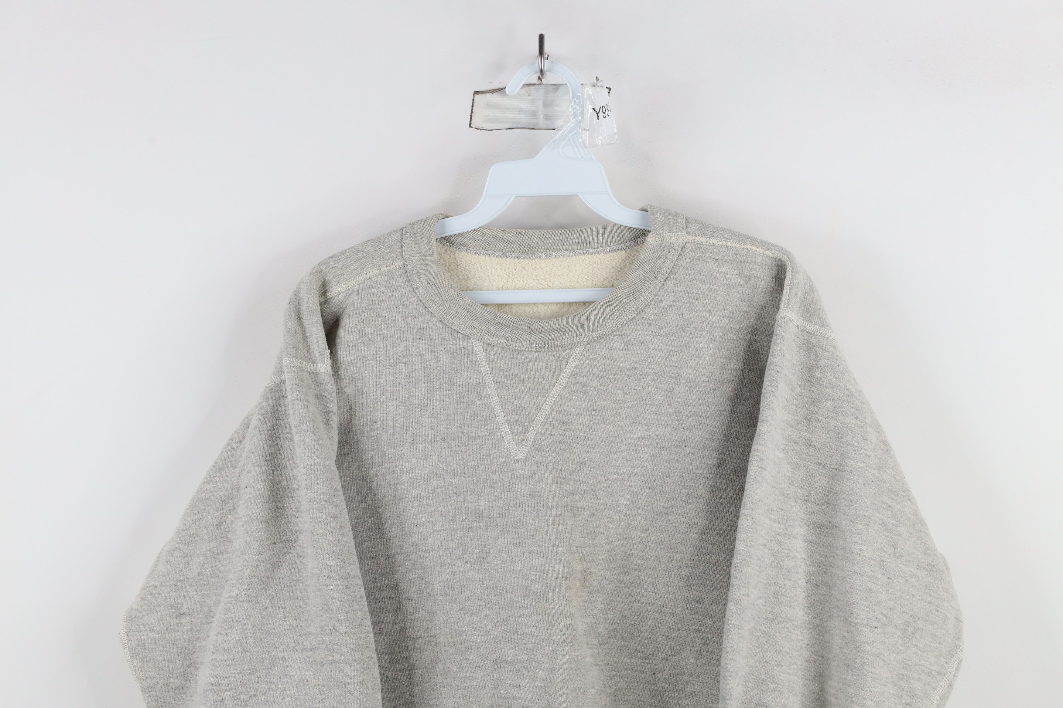 Vintage Vintage 40s 50s Streetwear V Loopwheeled Sweatshirt Gray Size US M / EU 48-50 / 2 - 2 Thumbnail