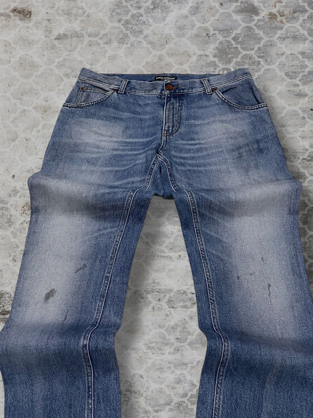 Dolce & Gabbana Vintage Authentic Designer Dolce & Gabbana Distressed Denim Size US 34 / EU 50 - 4 Thumbnail
