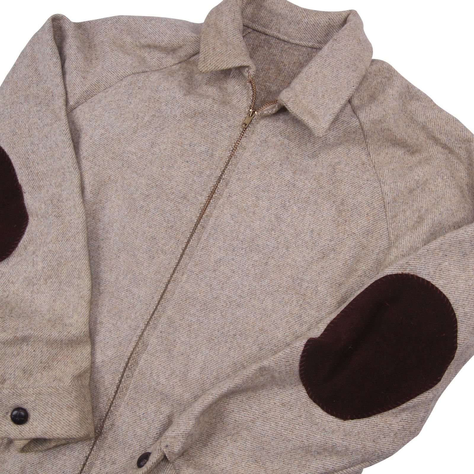Vintage Vintage Brandless Wool Shirt Jacket Size US M / EU 48-50 / 2 - 2 Thumbnail