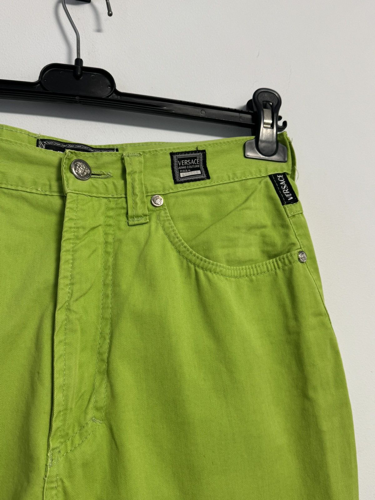 Versace Jeans Couture Versace Jeans Couture Neon Green Jeans Size 31" - 13 Thumbnail