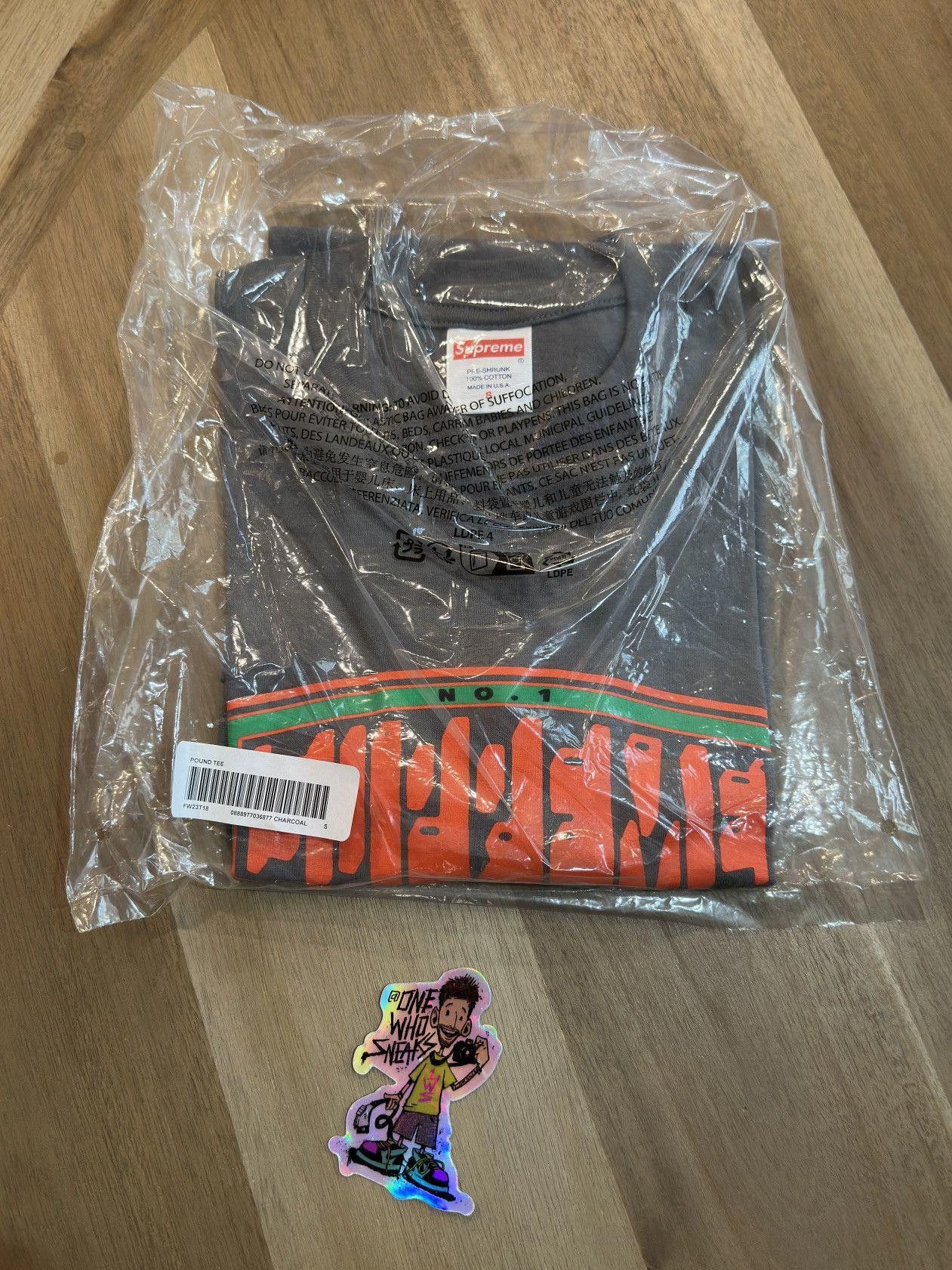 Supreme Supreme Pound Tee Size Small Size US S / EU 44-46 / 1 - 3 Thumbnail